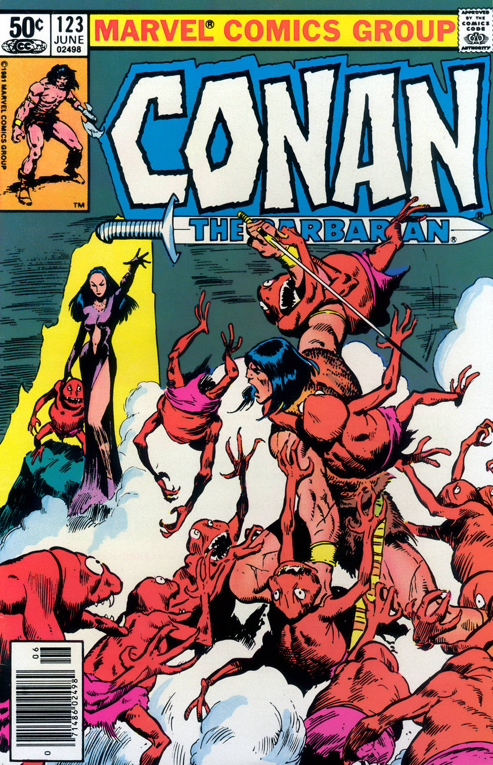 Read online Conan the Barbarian (1970) comic -  Issue #123 - 1