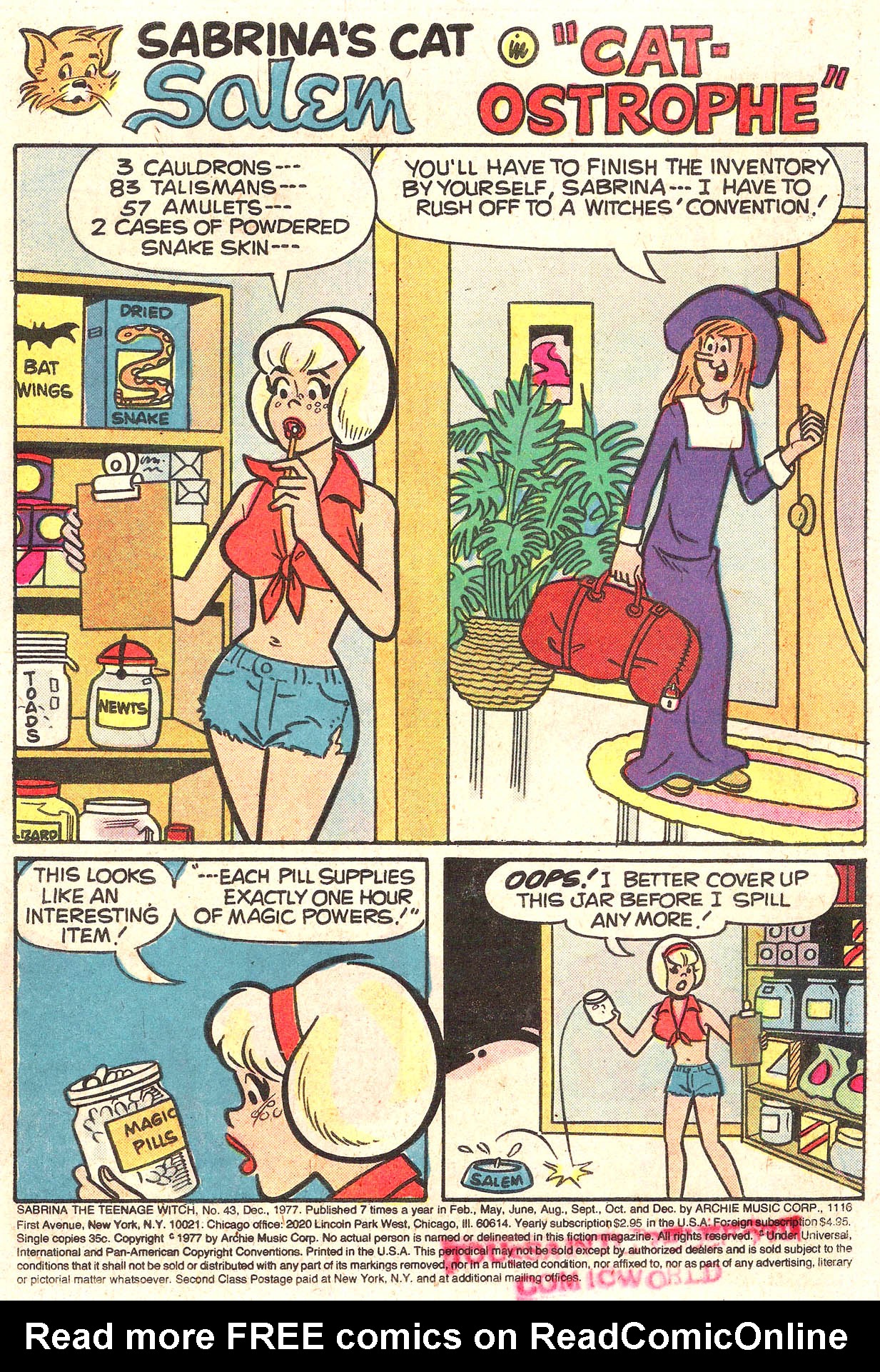 Sabrina The Teenage Witch (1971) Issue #43 #43 - English 3