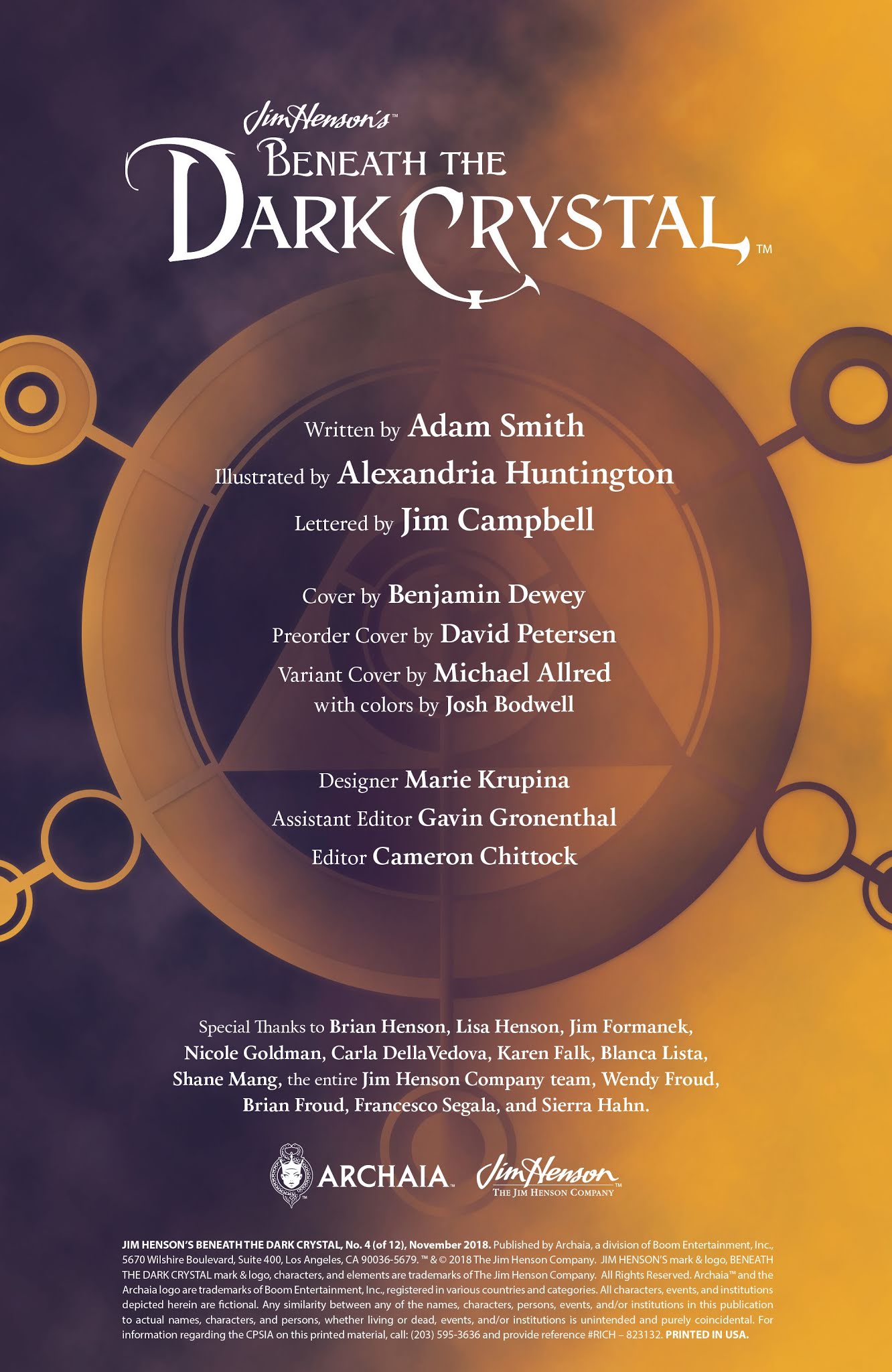 Read online Jim Henson's Beneath the Dark Crystal comic -  Issue #4 - 2