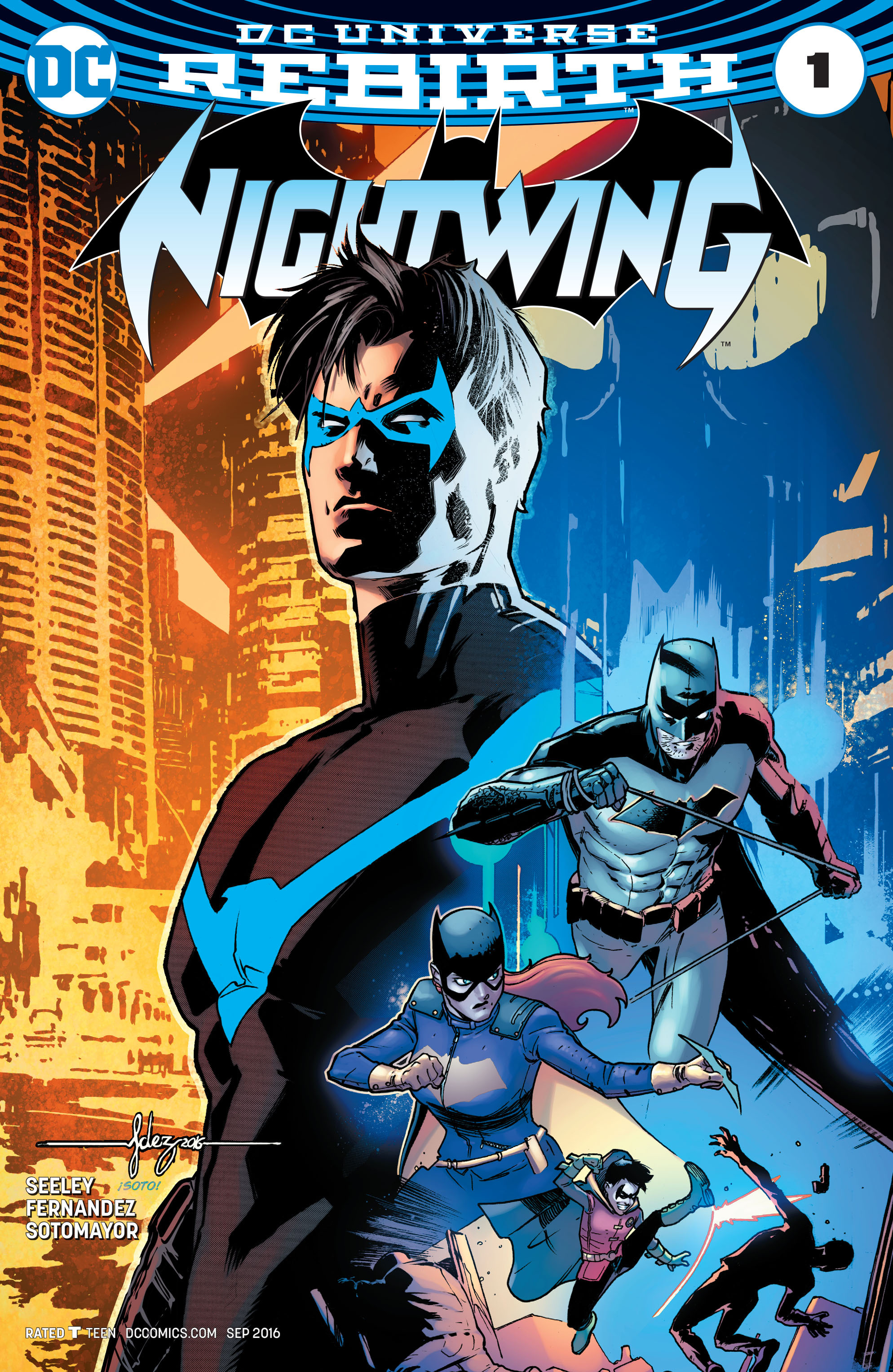 Read online Nightwing (2016) comic -  Issue #1 - 1