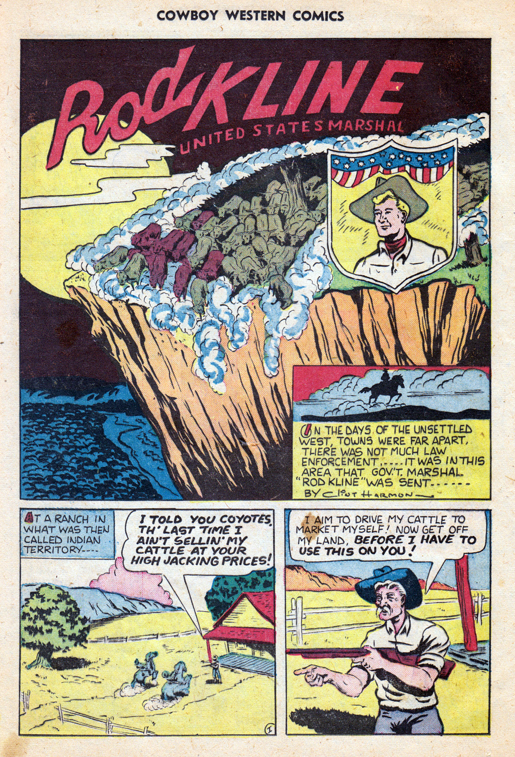 Read online Cowboy Western Comics (1948) comic -  Issue #33 - 12
