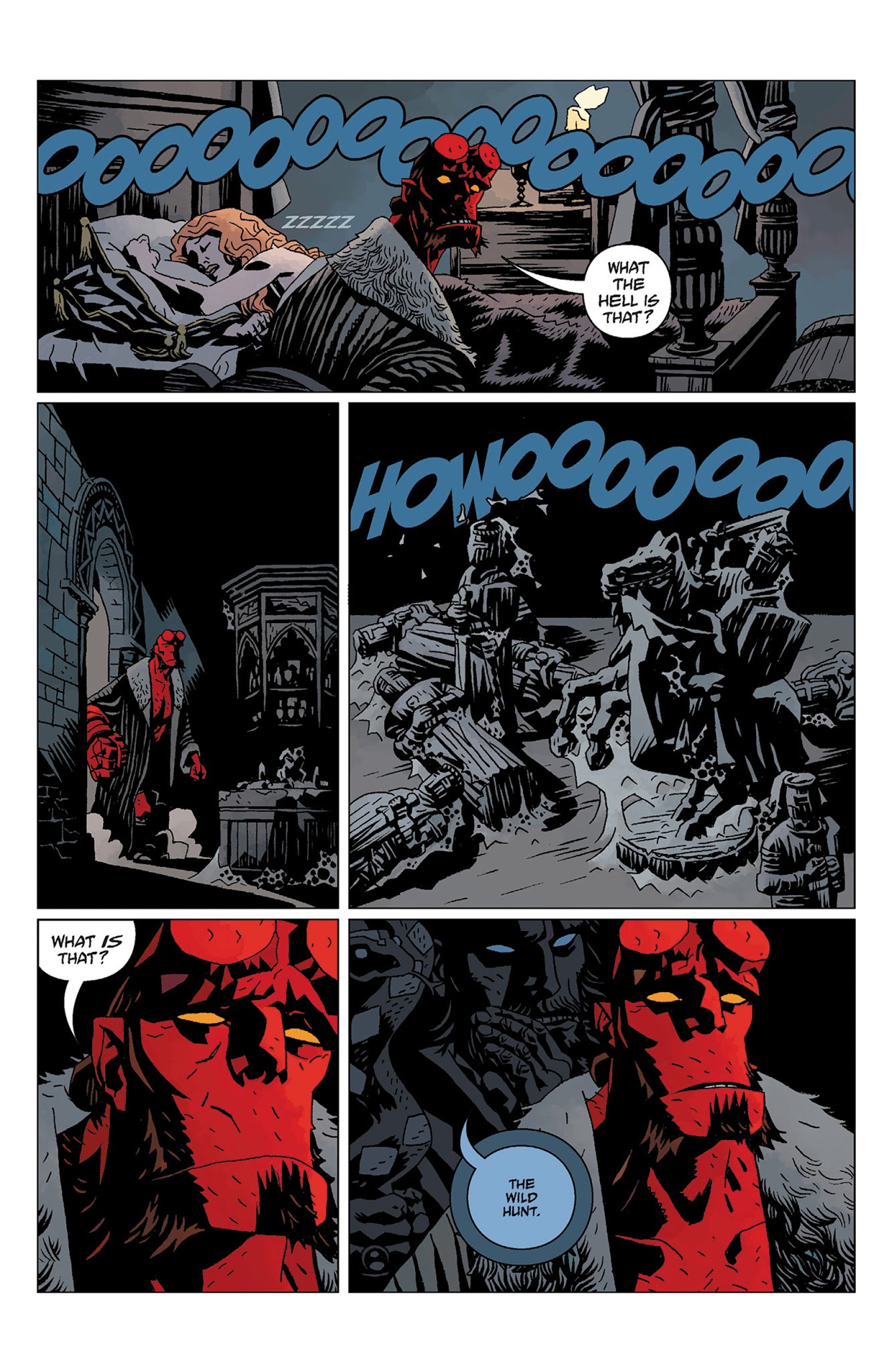 Read online Hellboy: The Wild Hunt comic -  Issue # TPB - 143