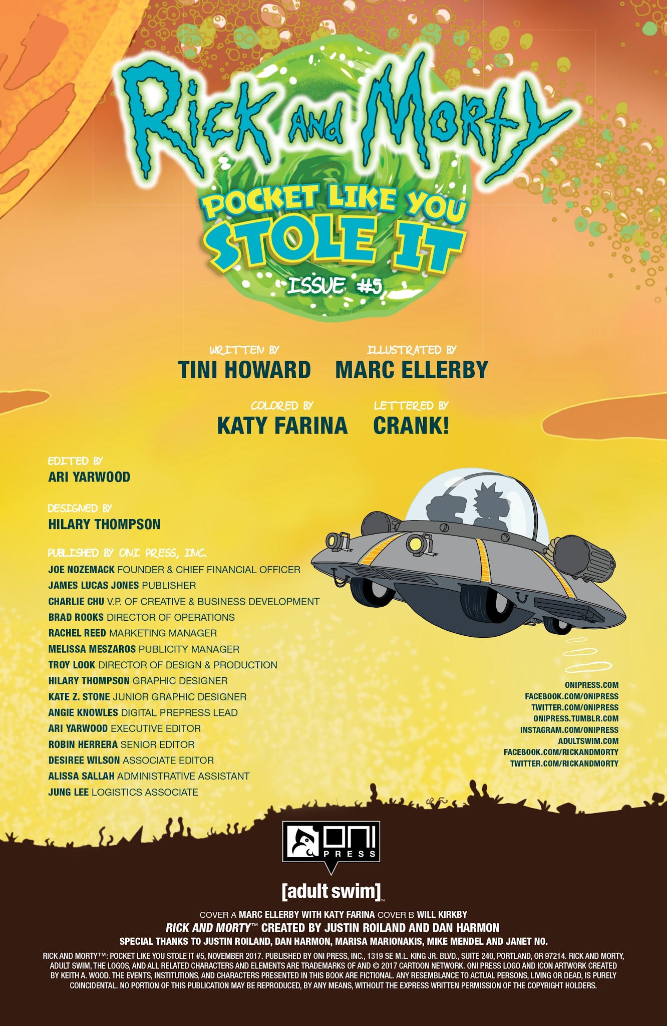 Read online Rick and Morty: Pocket Like You Stole It comic -  Issue #5 - 2