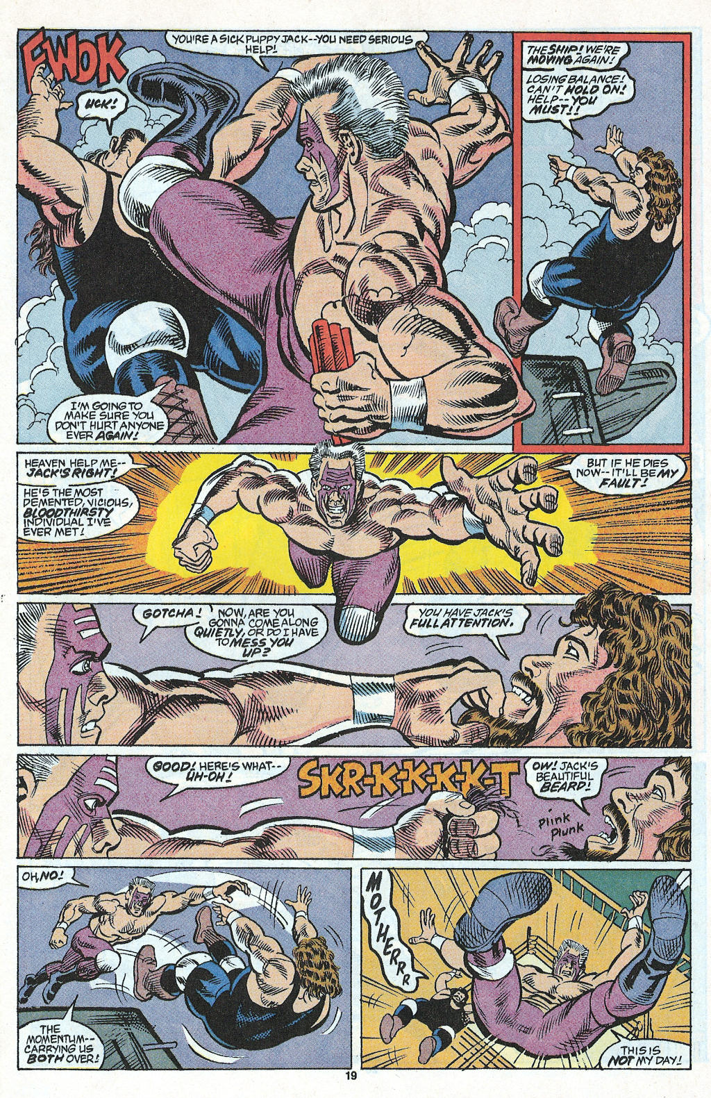 Read online WCW World Championship Wrestling comic -  Issue #3 - 21
