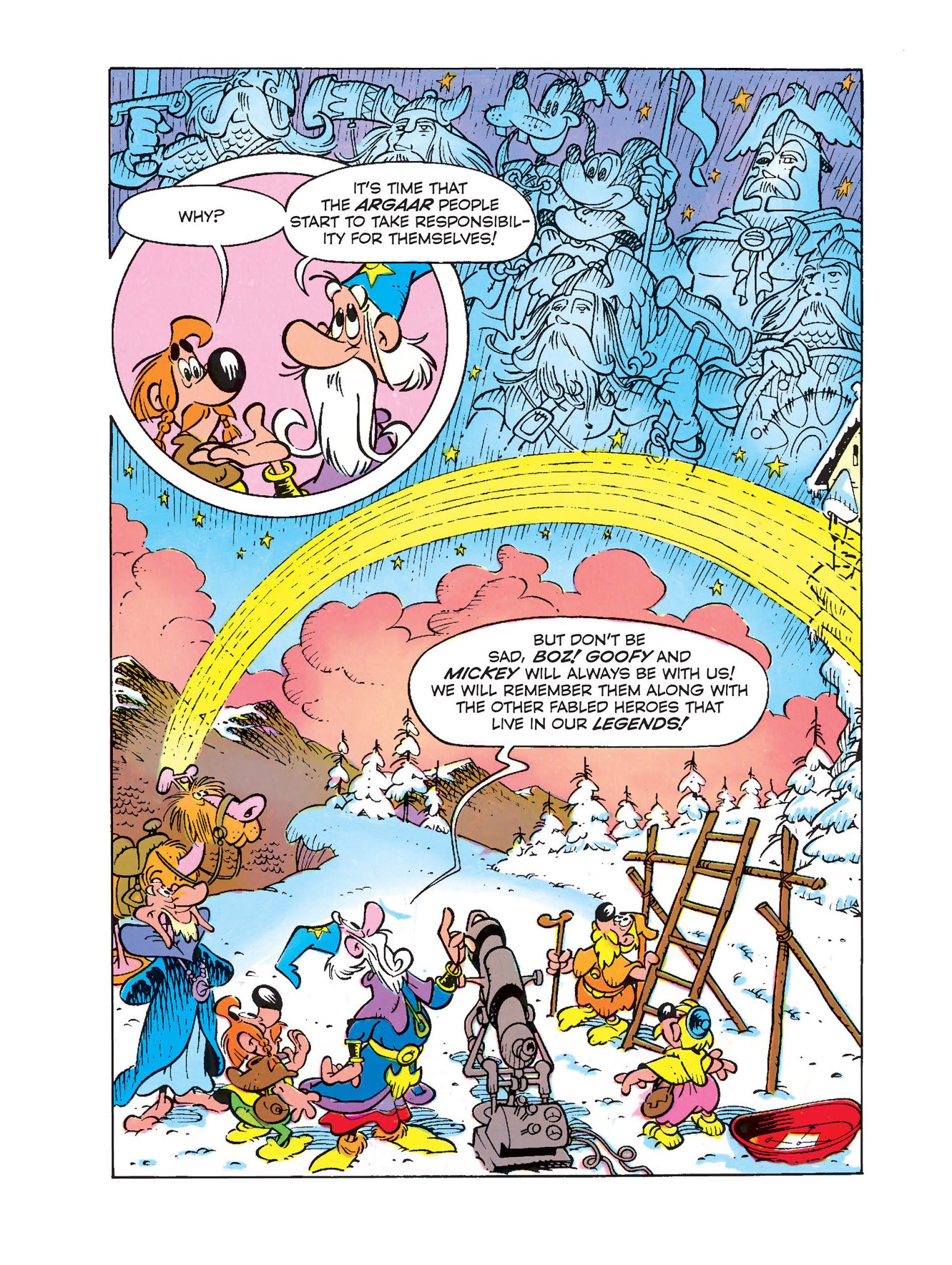 Read online Mickey Mouse in the Sword of Ice comic -  Issue #4 - 56