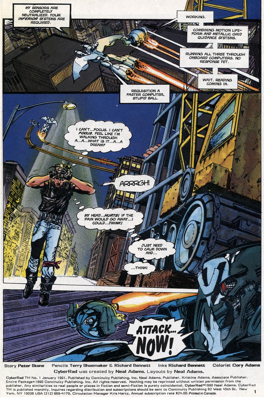 Read online CyberRad (1991) comic -  Issue #1 - 2