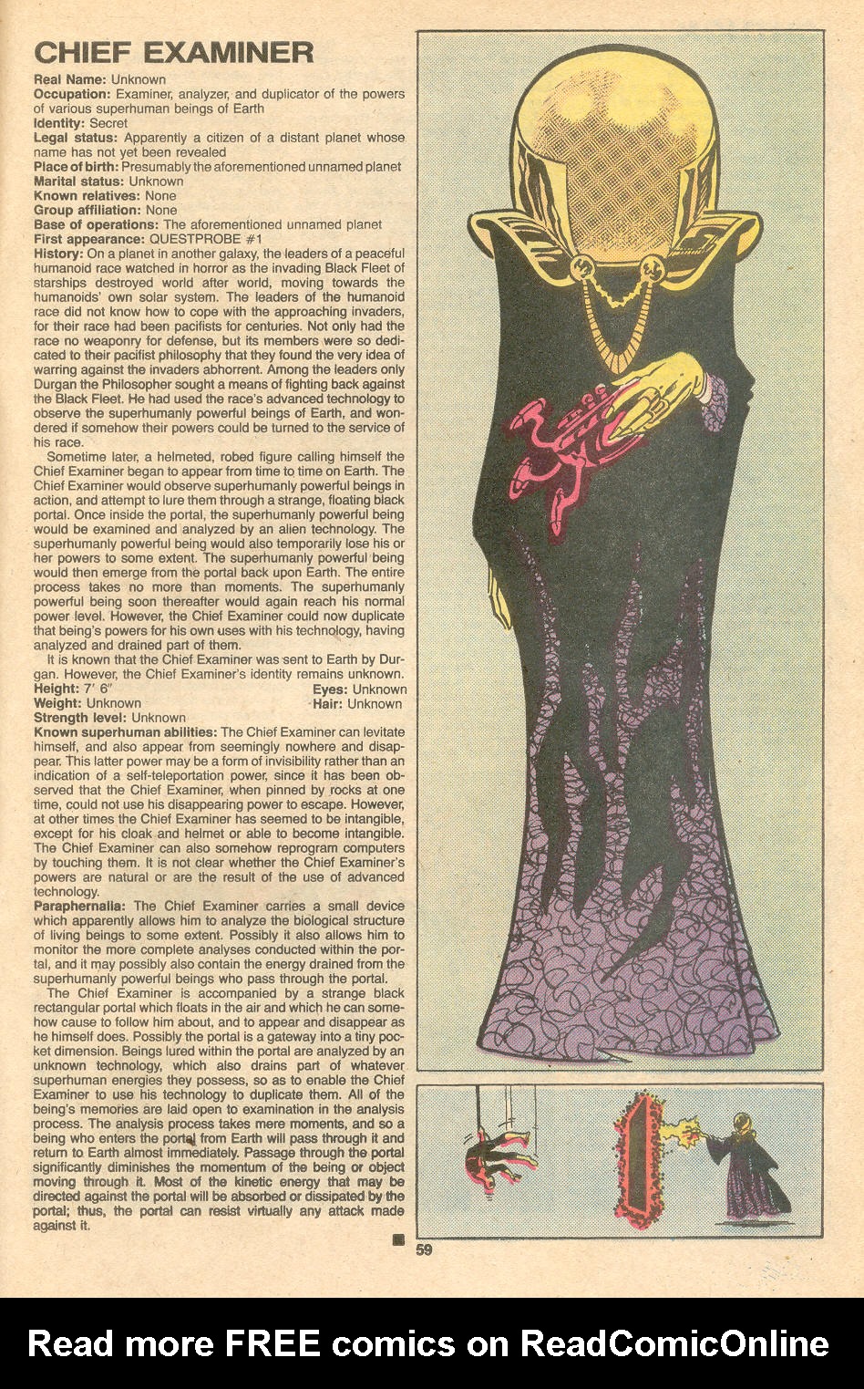 Read online The Official Handbook of the Marvel Universe Deluxe Edition comic -  Issue #2 - 61