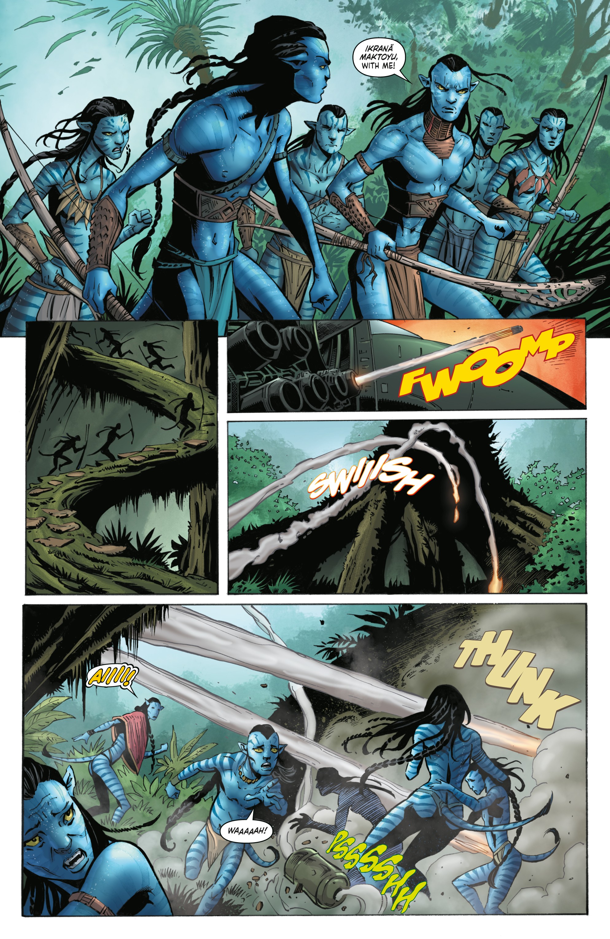 Read online Avatar: Tsu'tey's Path comic -  Issue #5 - 4