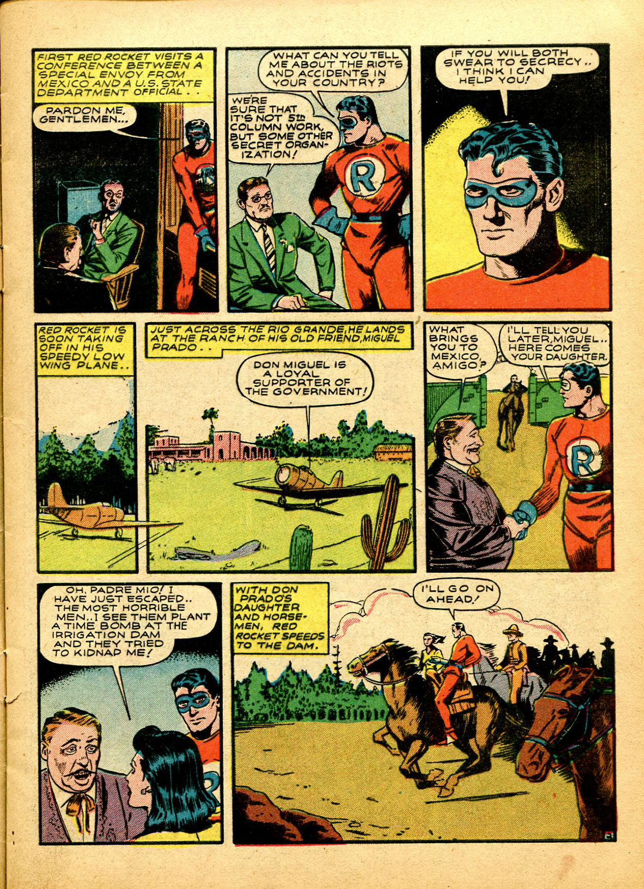 Read online Captain Flight Comics comic -  Issue #7 - 11
