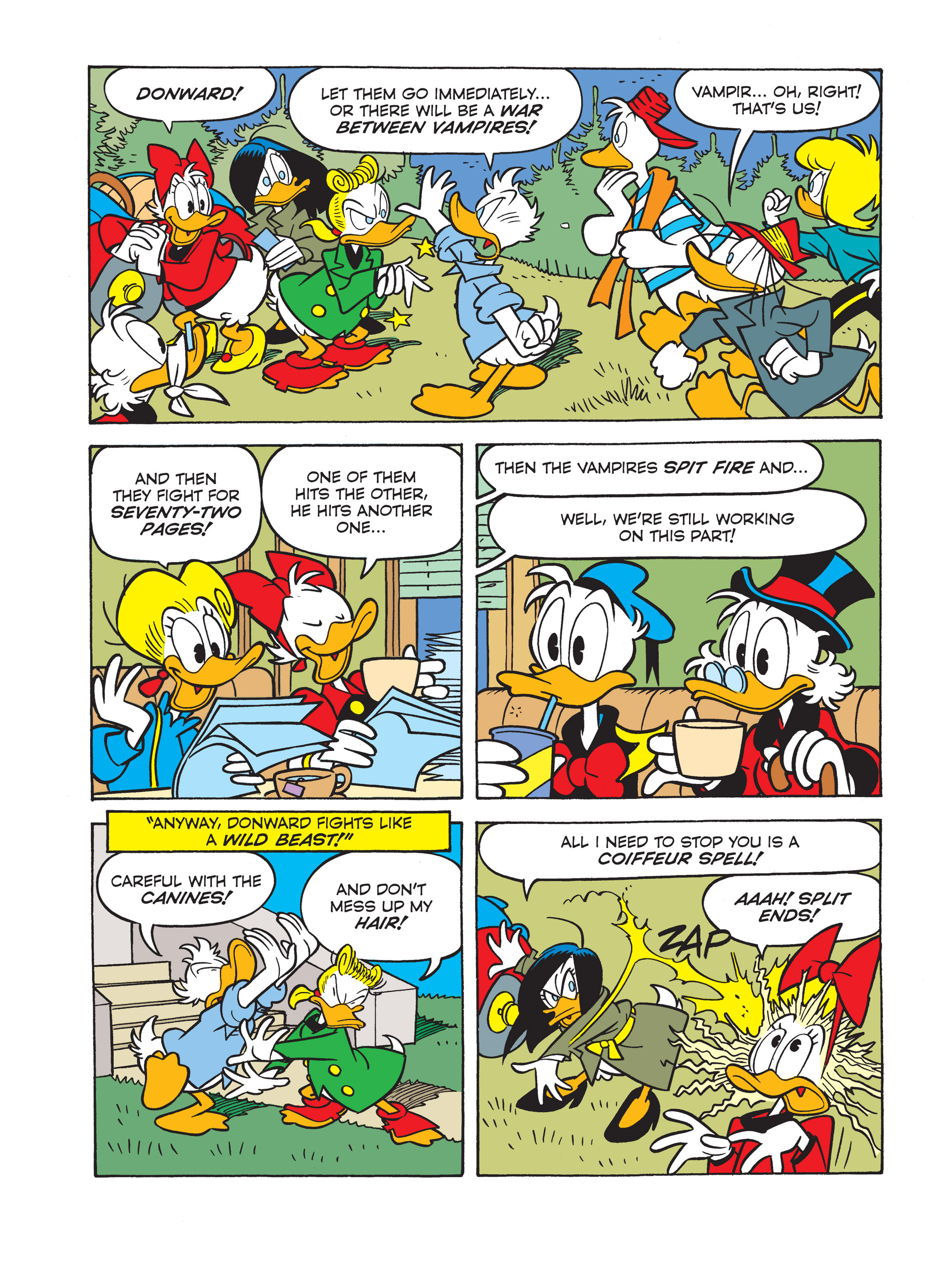 Read online Quacklight: Bewitching Vampires In Duckburg comic -  Issue # Full - 26
