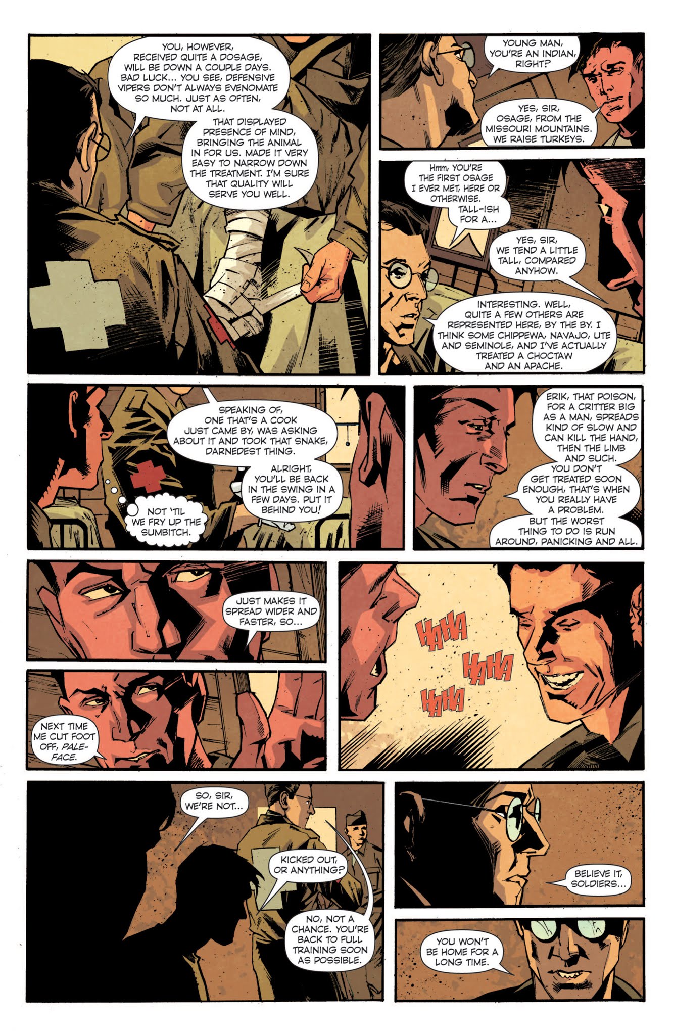 Read online Fever Ridge: A Tale of MacArthur's Jungle War comic -  Issue #1 - 14