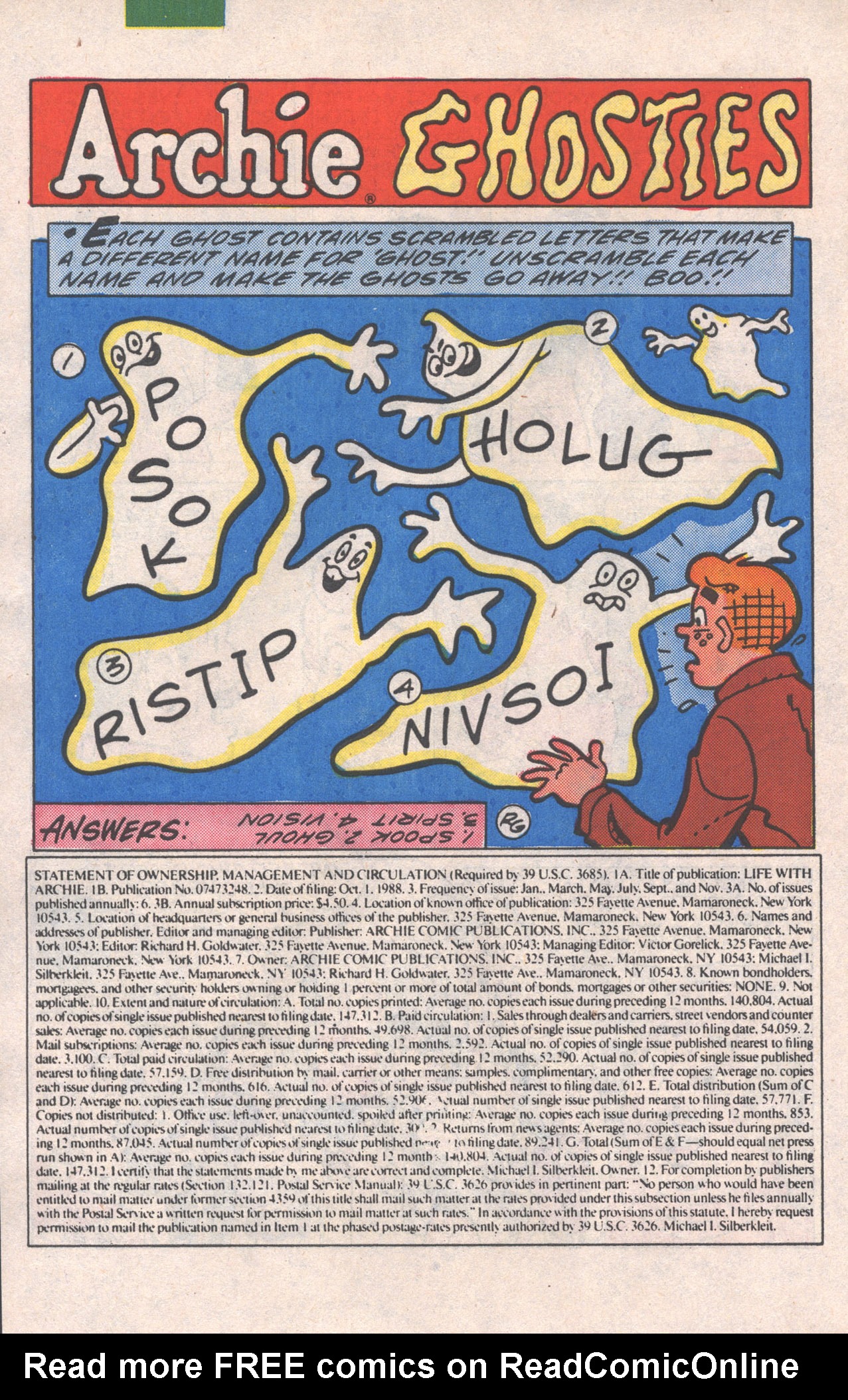 Read online Life With Archie (1958) comic -  Issue #272 - 8