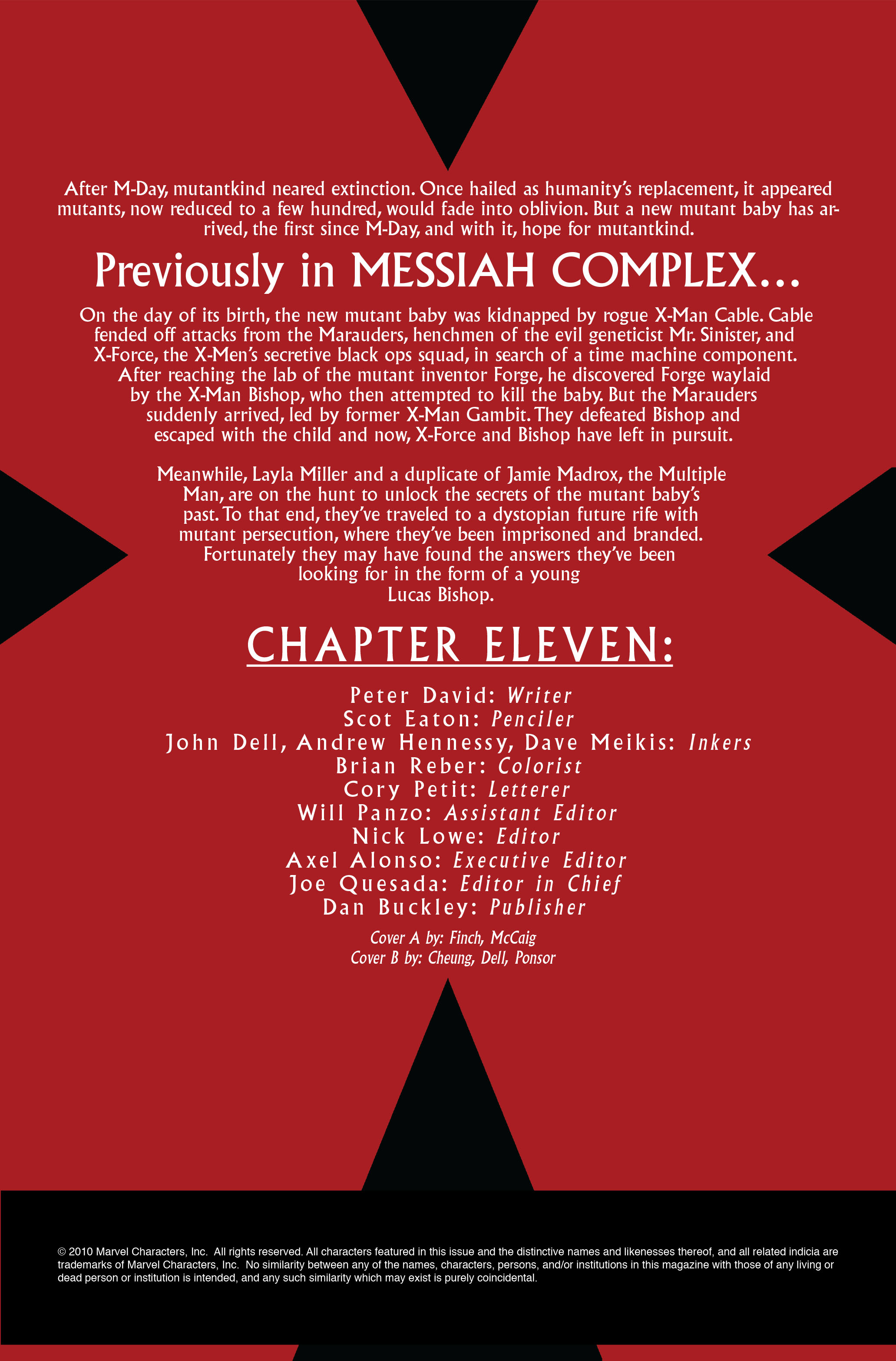 Read online X-Men: Messiah Complex comic -  Issue # Full - 285