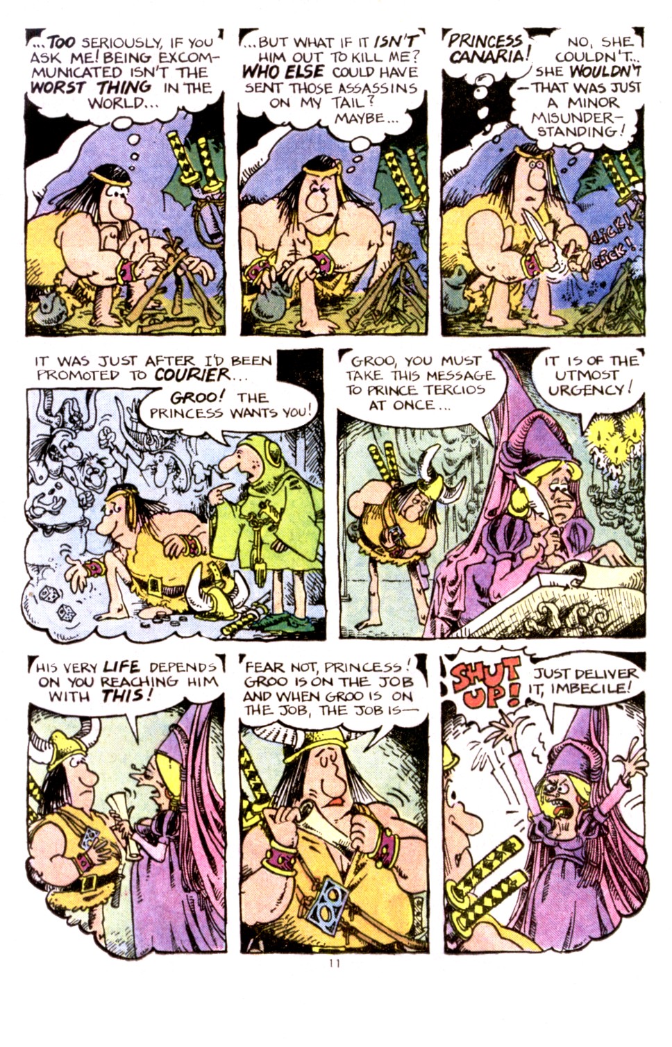 Read online Groo the Wanderer comic -  Issue #1 - 11