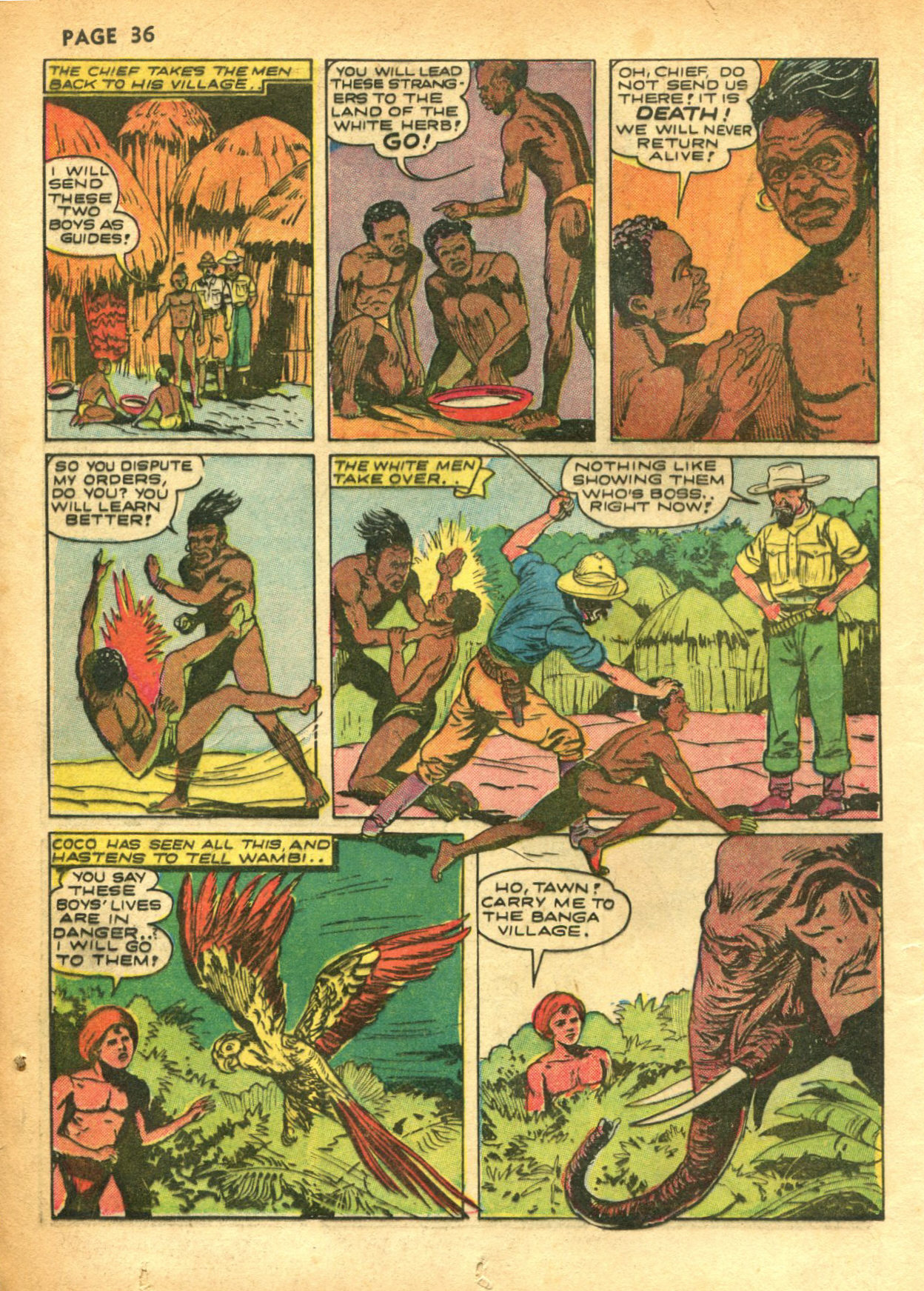 Read online Wambi Jungle Boy comic -  Issue #2 - 37