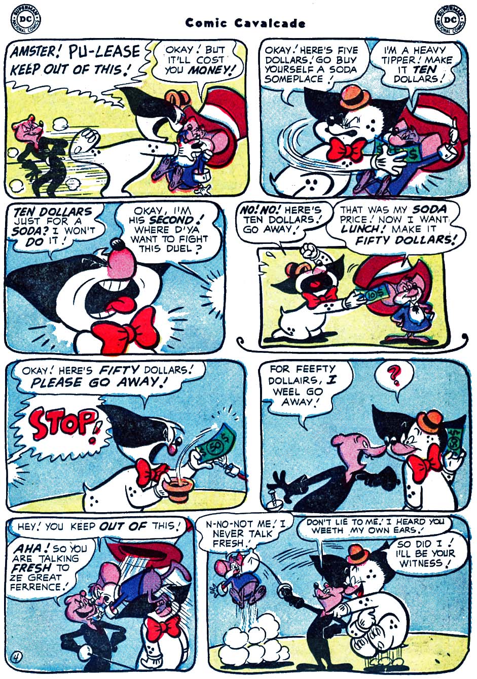 Read online Comic Cavalcade comic -  Issue #63 - 19