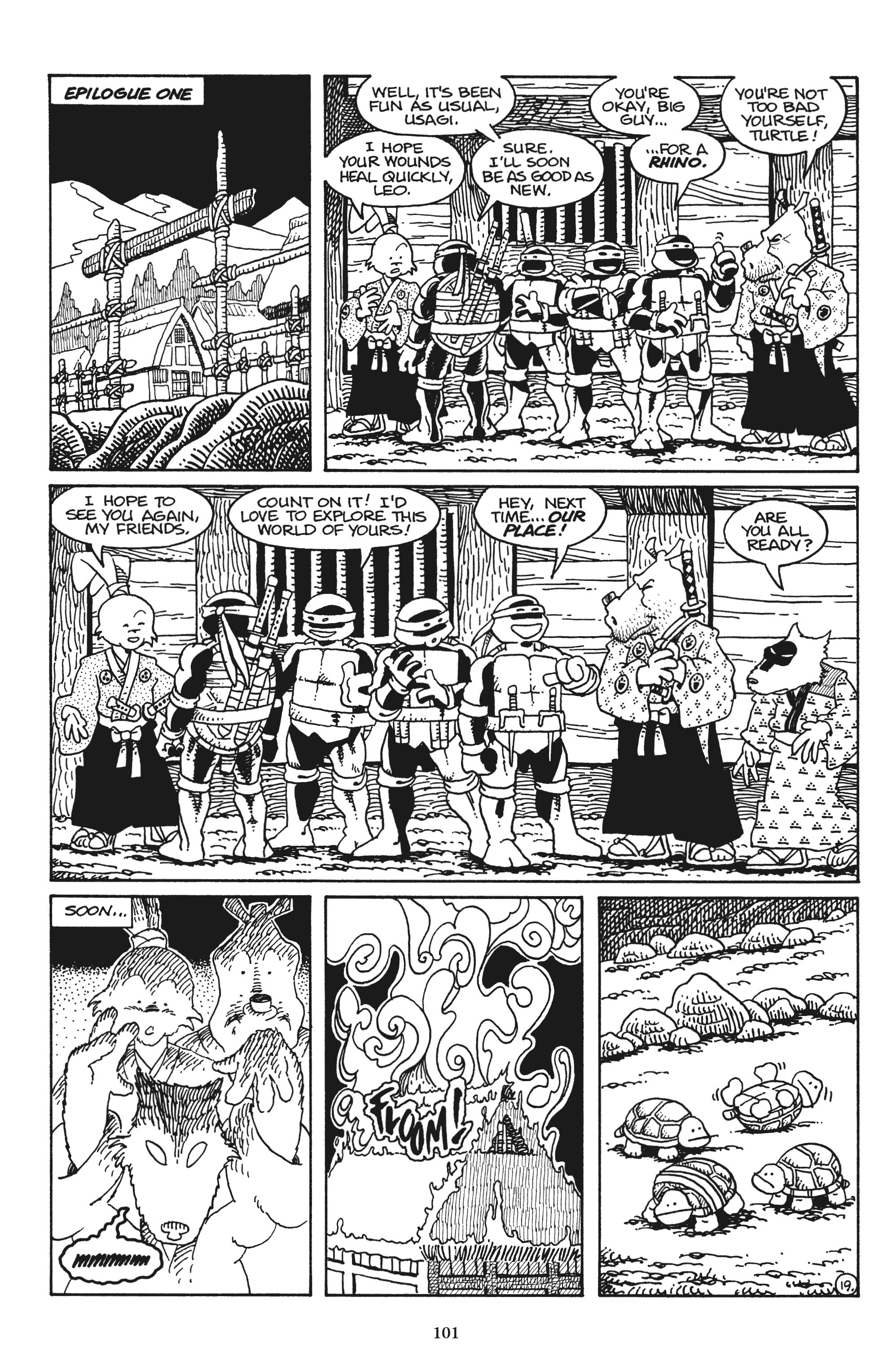 Read online Usagi Yojimbo/Teenage Mutant Ninja Turtles: The Complete Collection comic -  Issue # TPB (Part 1) - 94