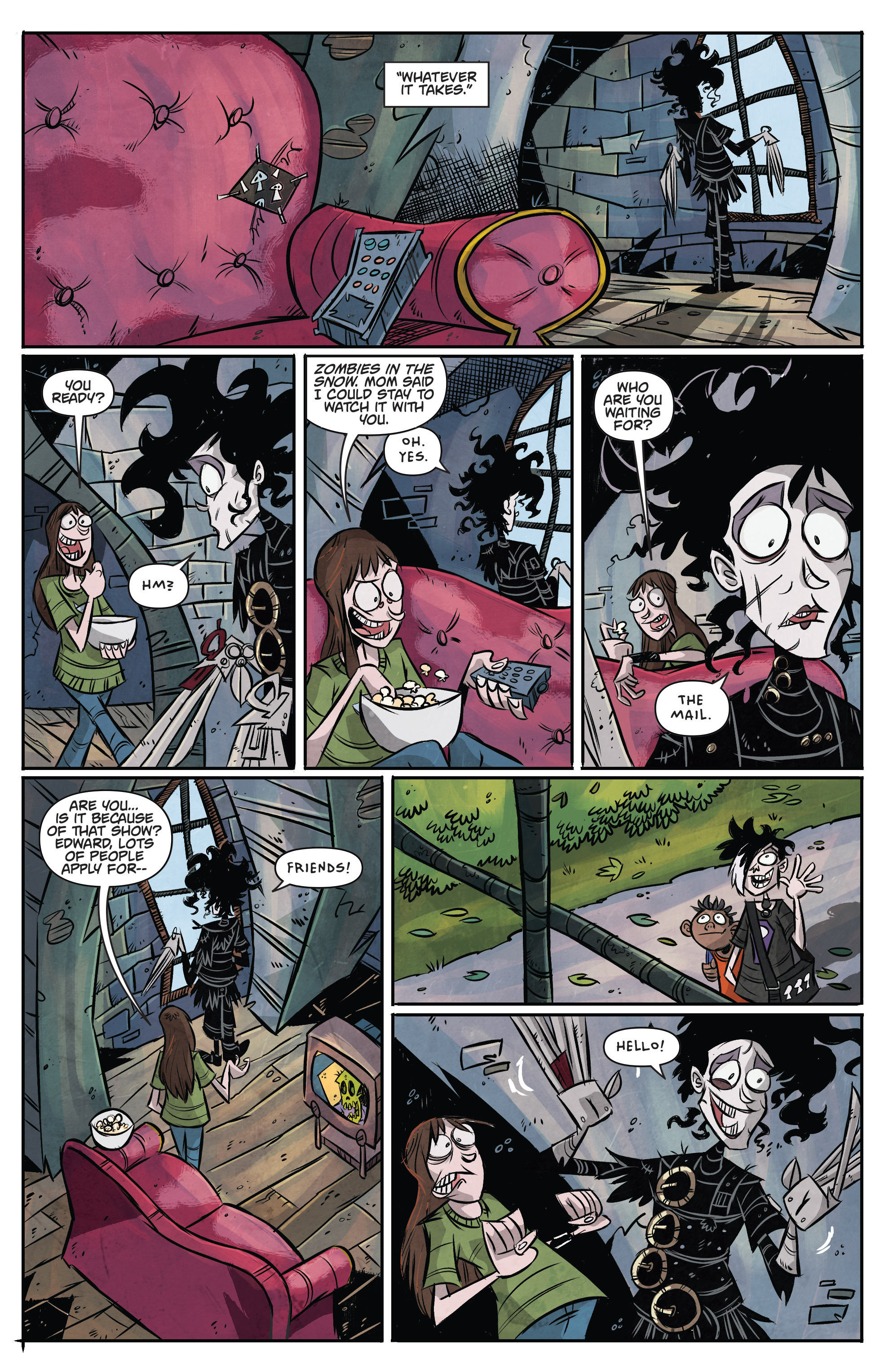 Read online Edward Scissorhands comic -  Issue #7 - 7