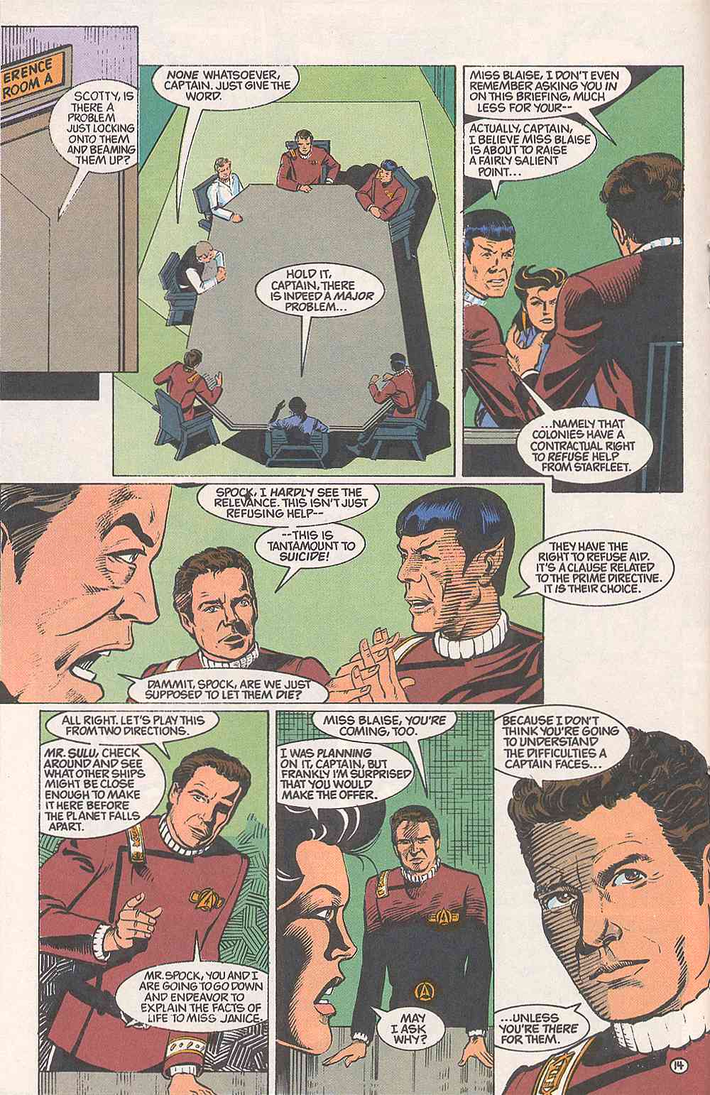 Read online Star Trek (1989) comic -  Issue #7 - 14