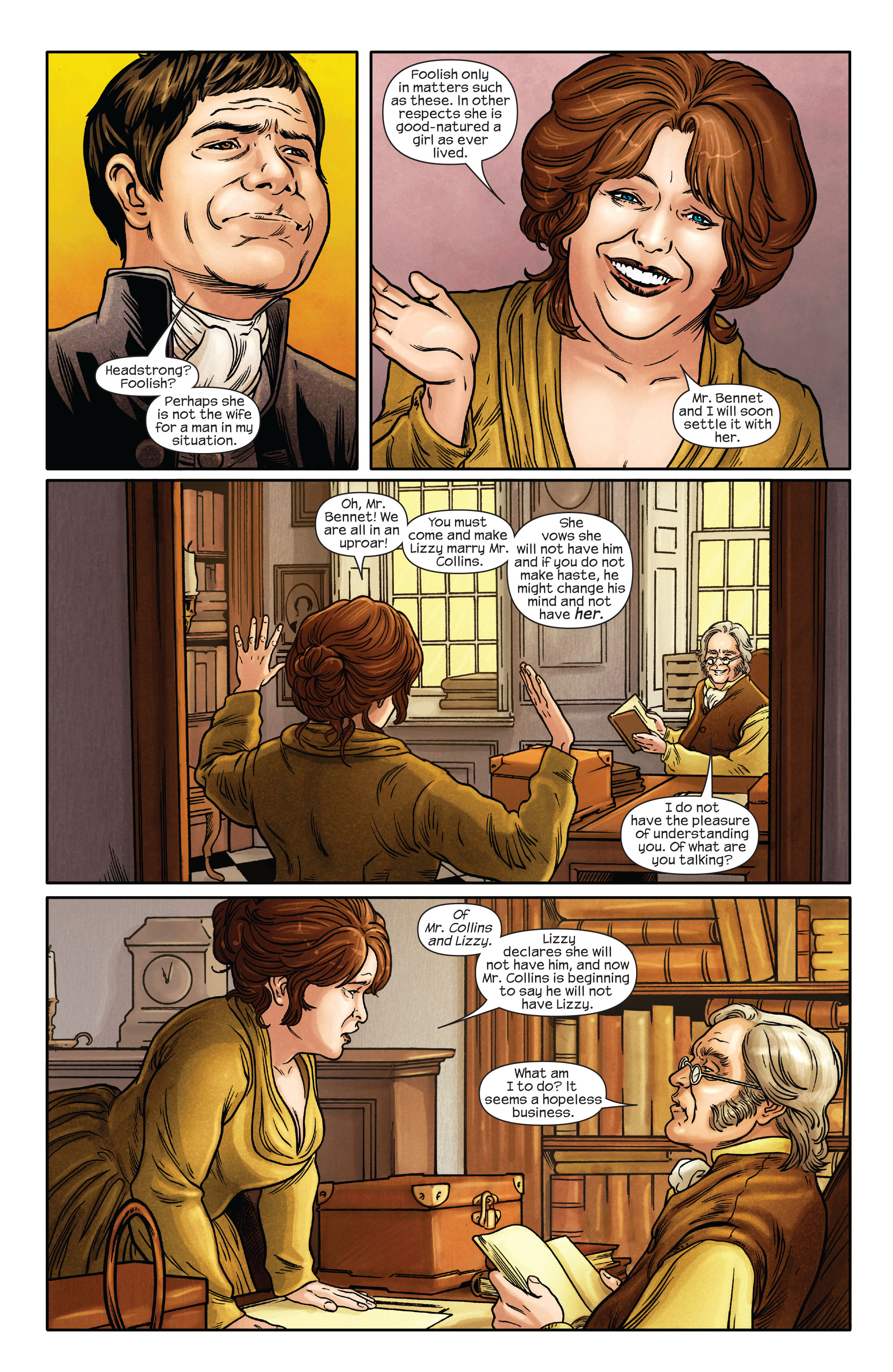 Read online Pride & Prejudice (2009) comic -  Issue #2 - 20