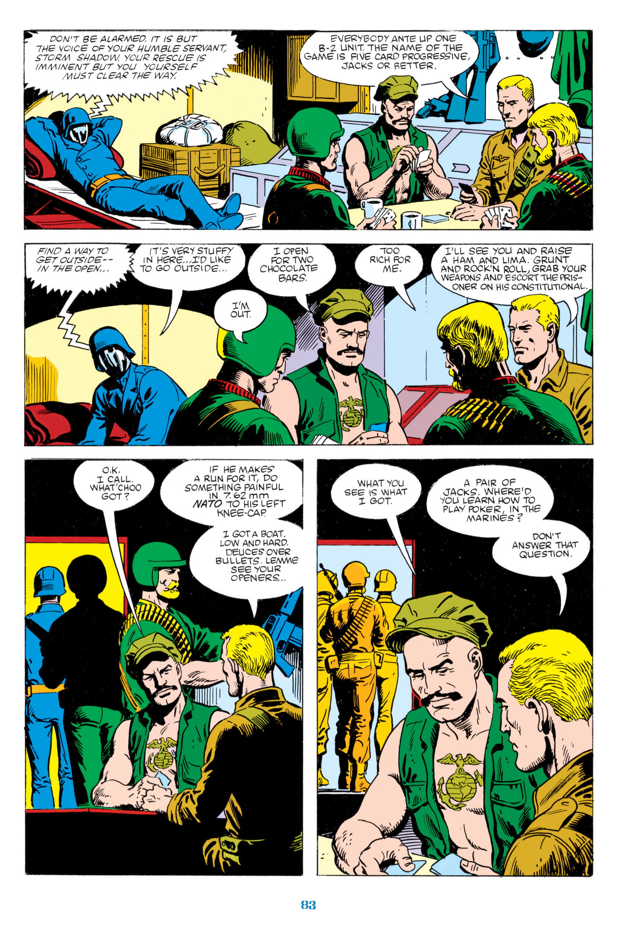 Read online Classic G.I. Joe comic -  Issue # TPB 3 (Part 1) - 84