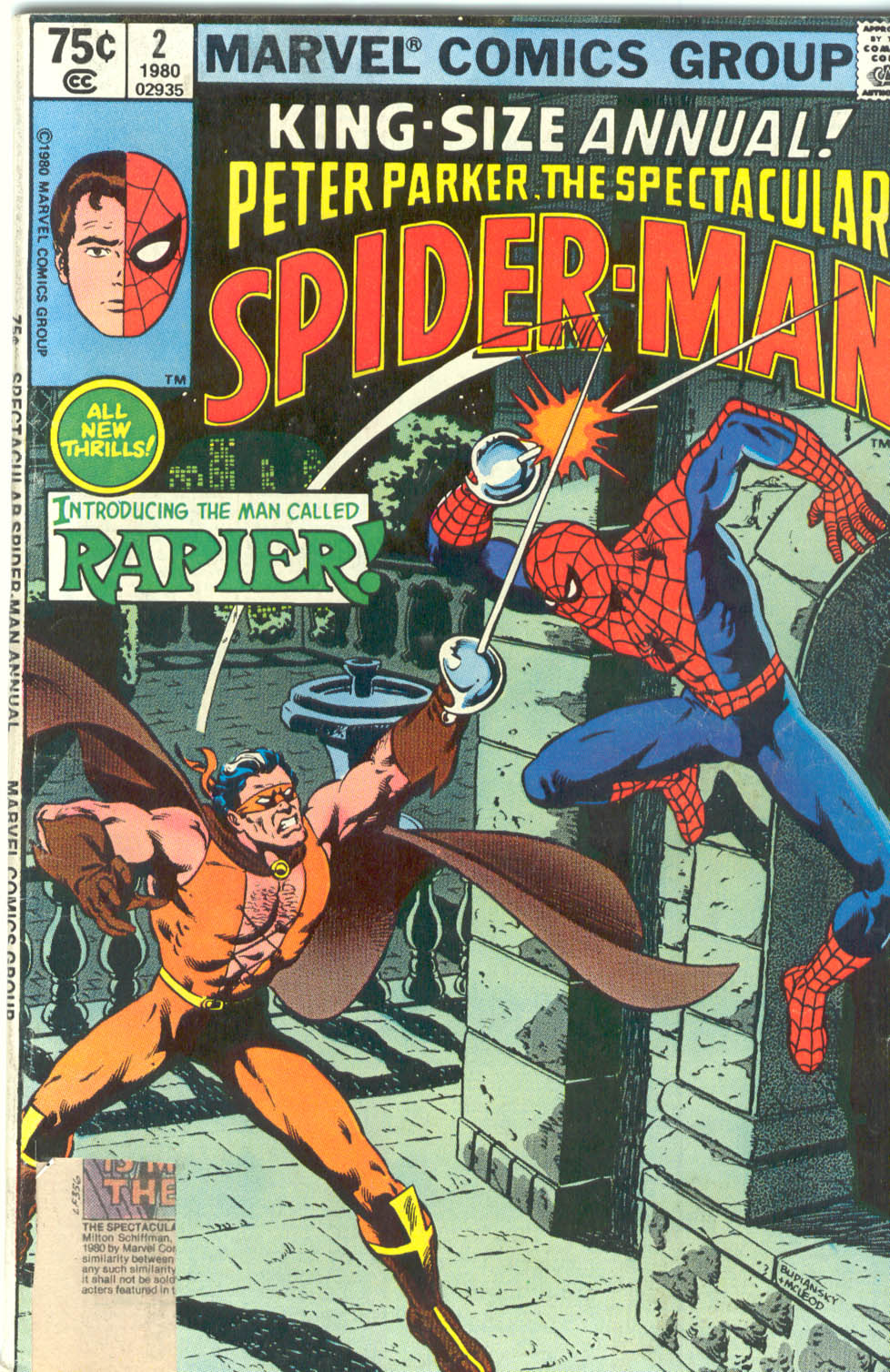 Read online The Spectacular Spider-Man (1976) comic -  Issue # Annual 2 - 1