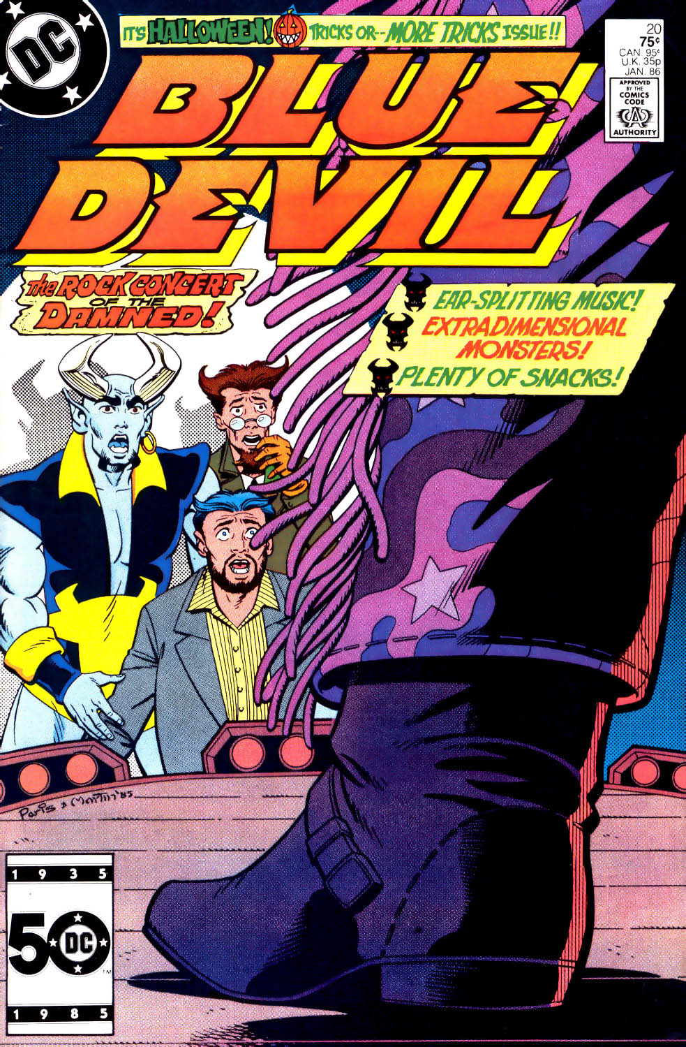 Read online Blue Devil comic -  Issue #20 - 1