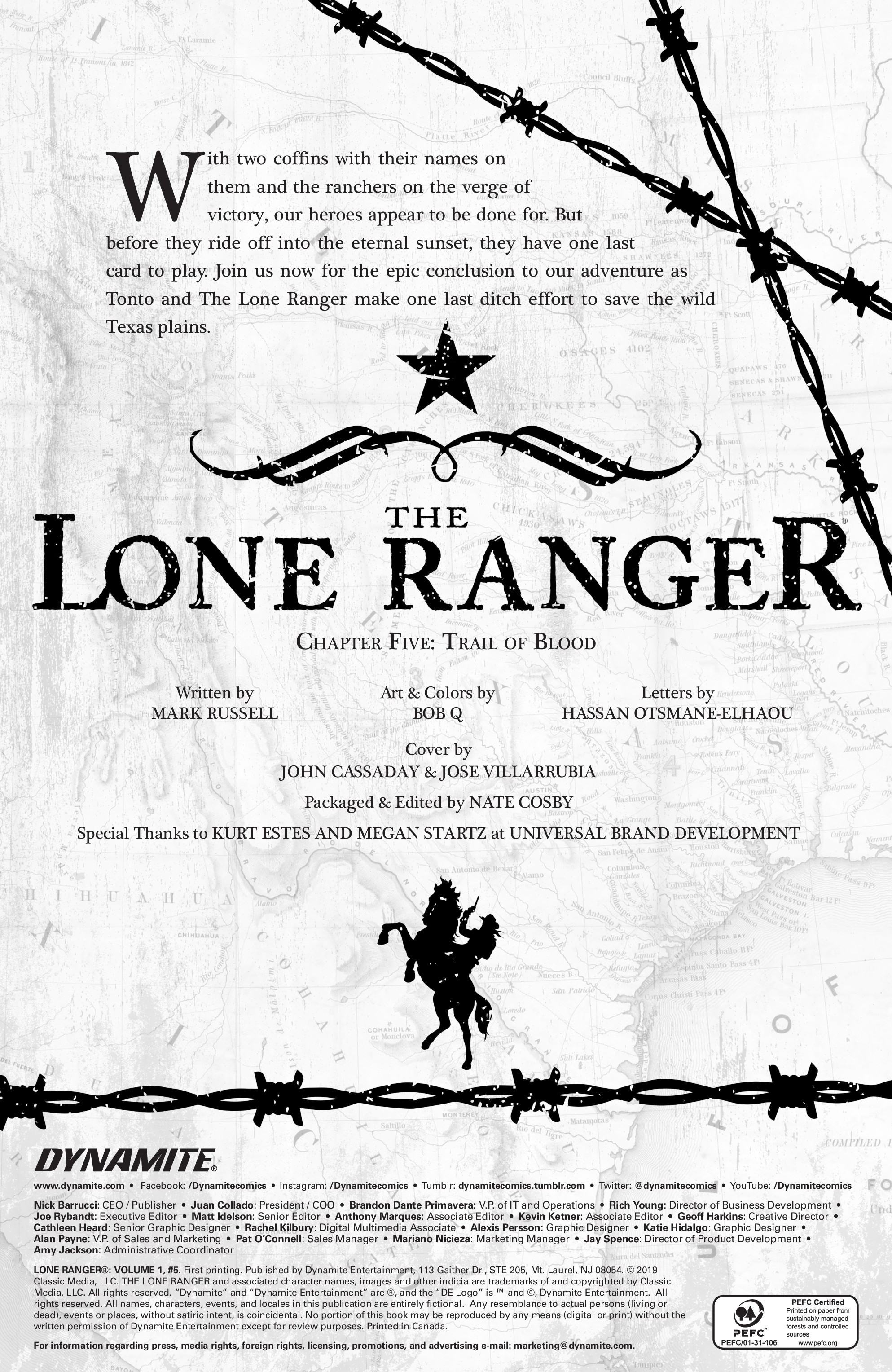 Read online The Lone Ranger (2018) comic -  Issue #5 - 2