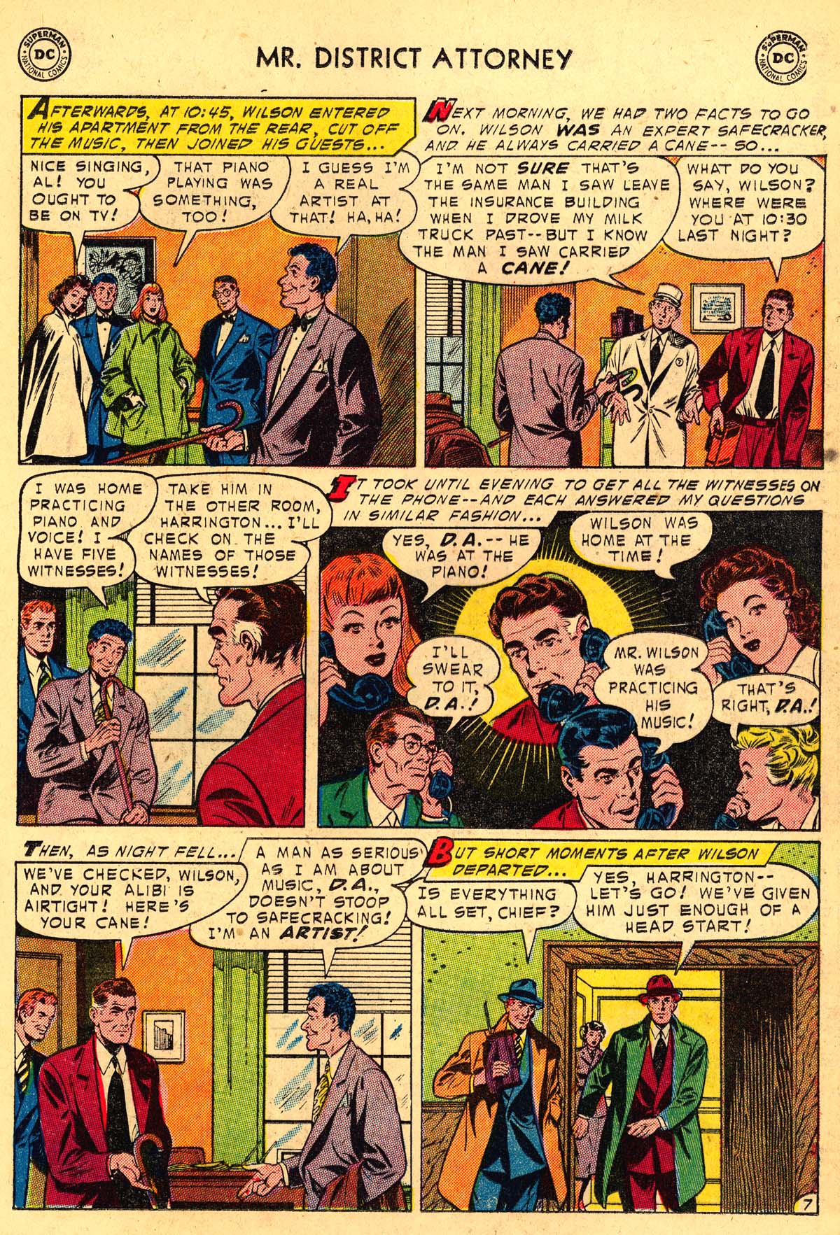 Read online Mr. District Attorney comic -  Issue #43 - 17