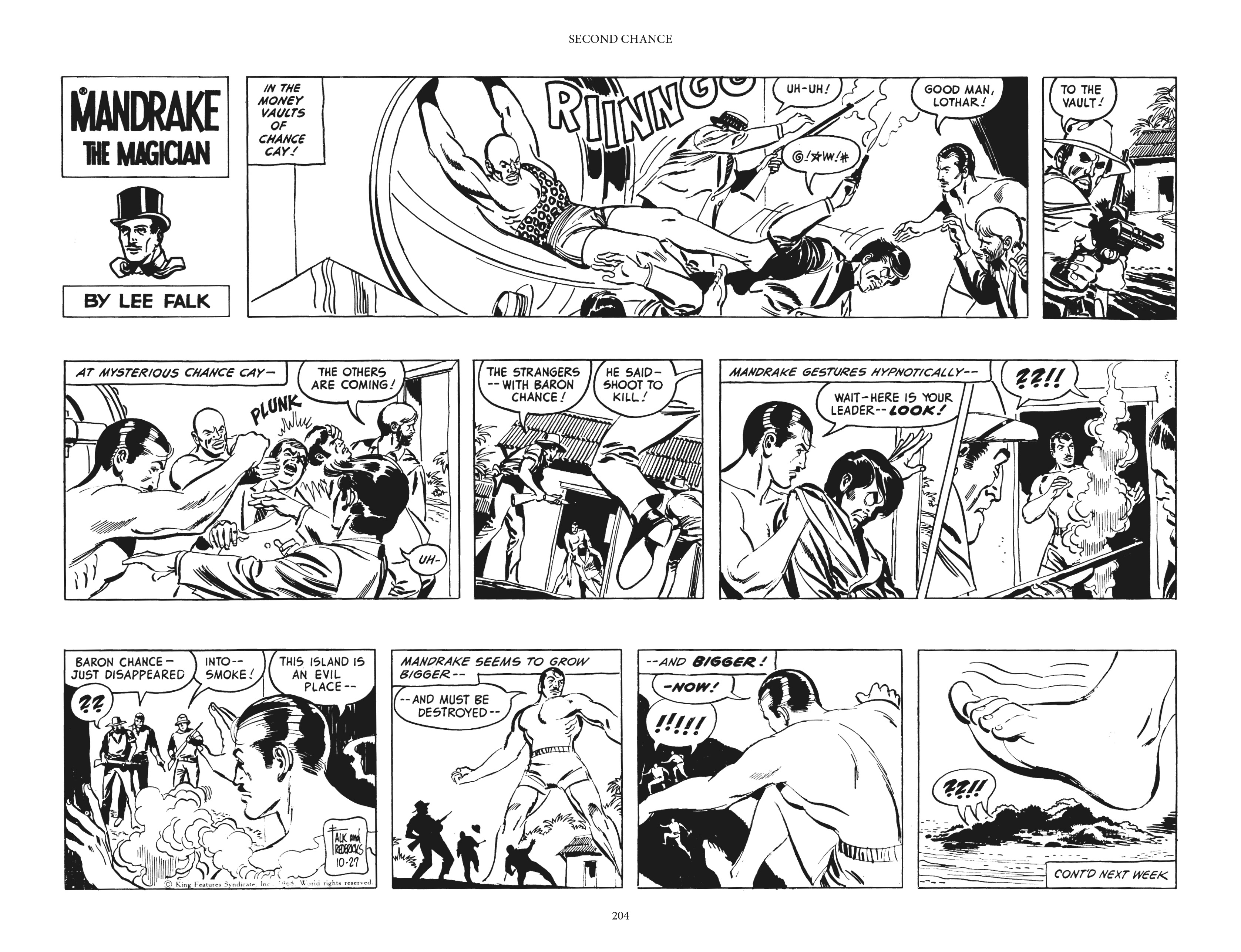 Read online Mandrake the Magician: The Fred Fredricks Sundays comic -  Issue # TPB (Part 3) - 5