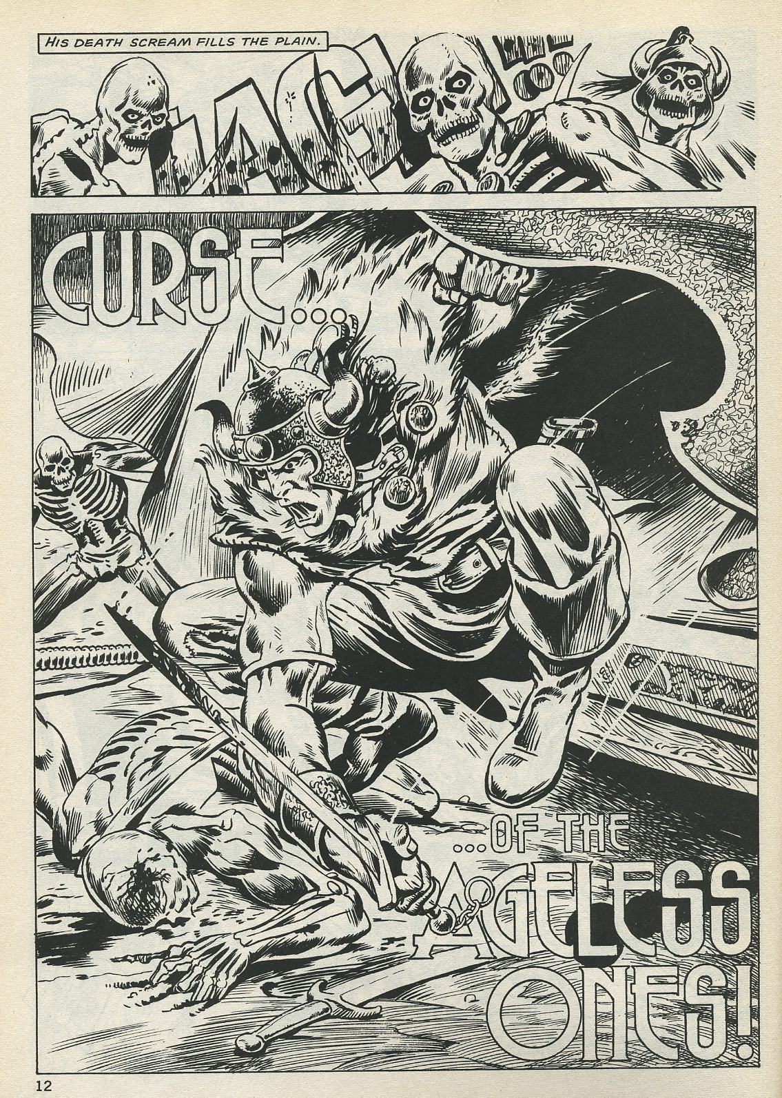 Read online The Savage Sword Of Conan comic -  Issue #128 - 11