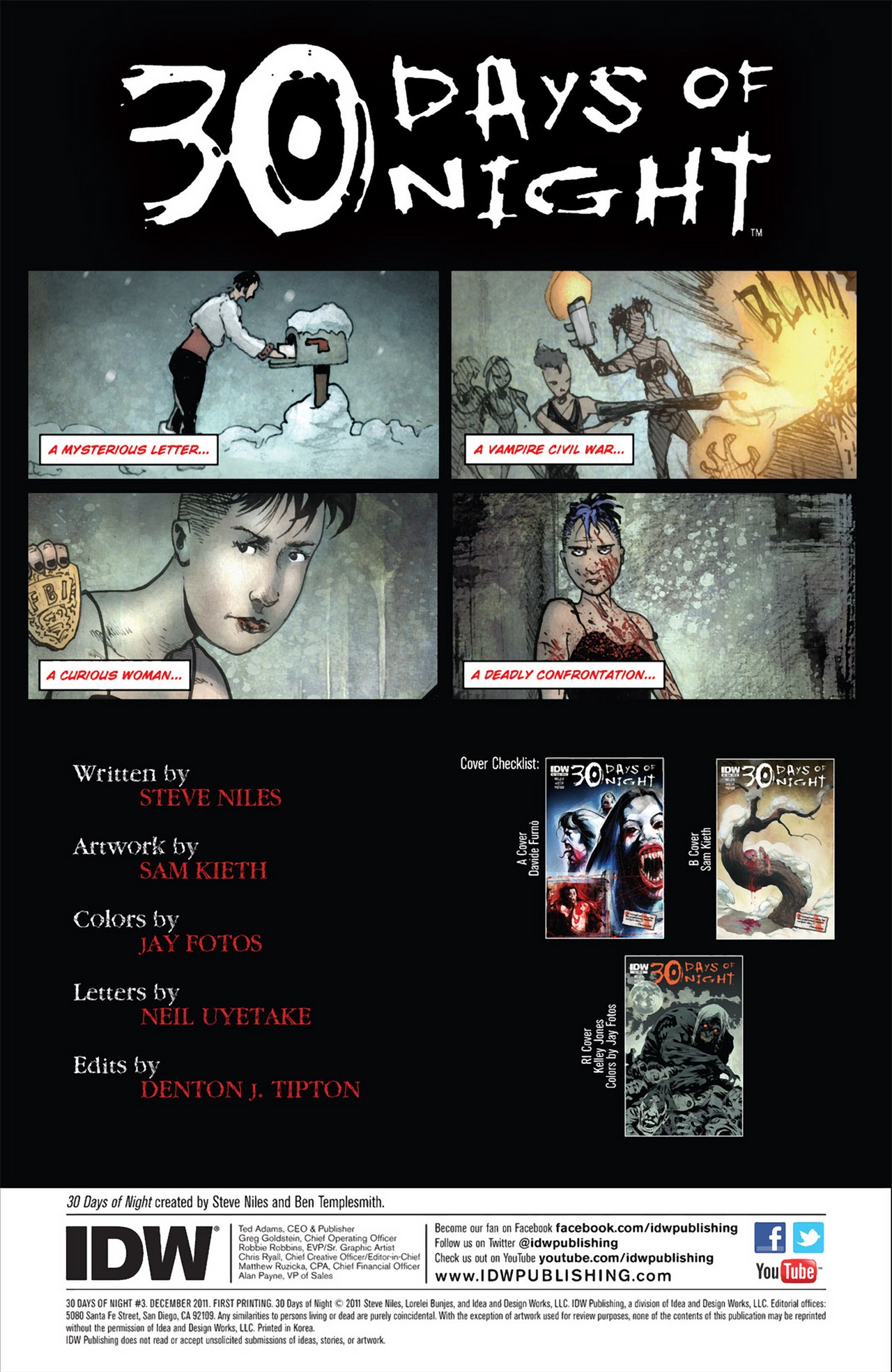 Read online 30 Days of Night (2011) comic -  Issue #3 - 4