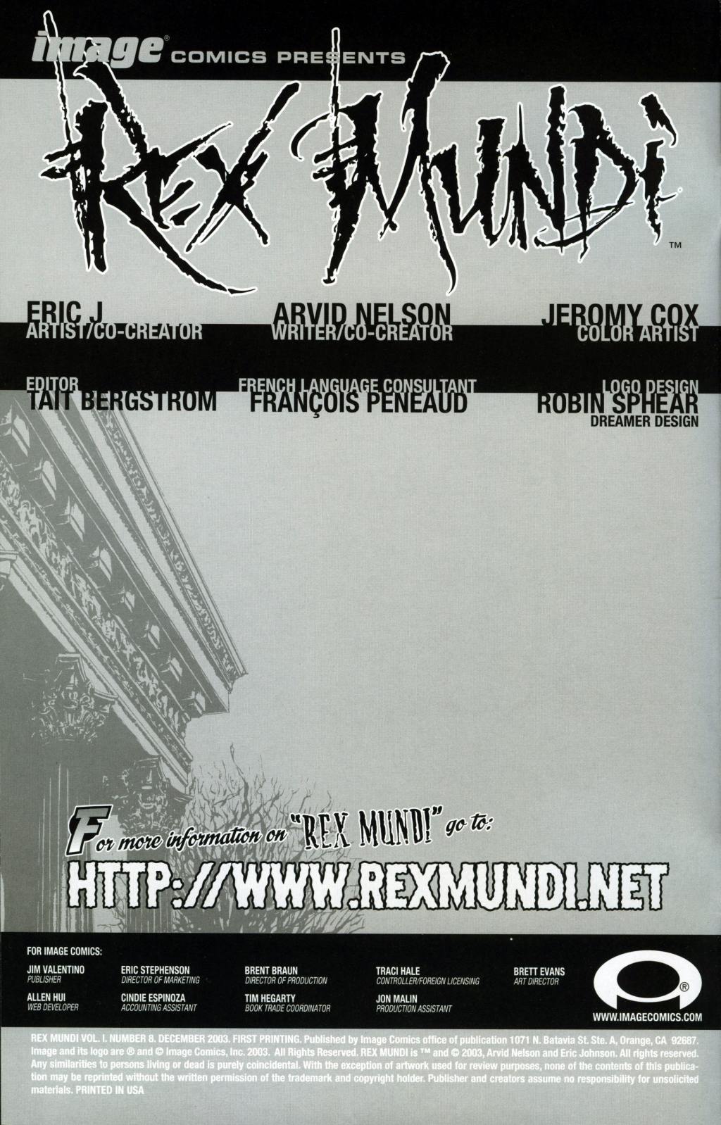 Read online Rex Mundi comic -  Issue #8 - 2