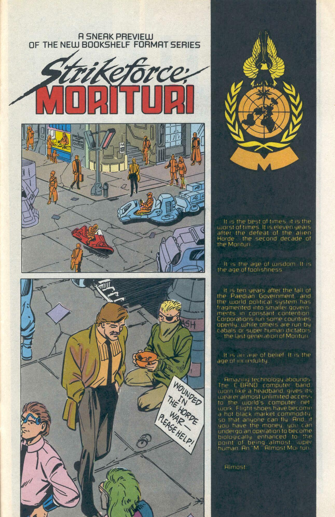 Read online Strikeforce: Morituri comic -  Issue #31 - 30