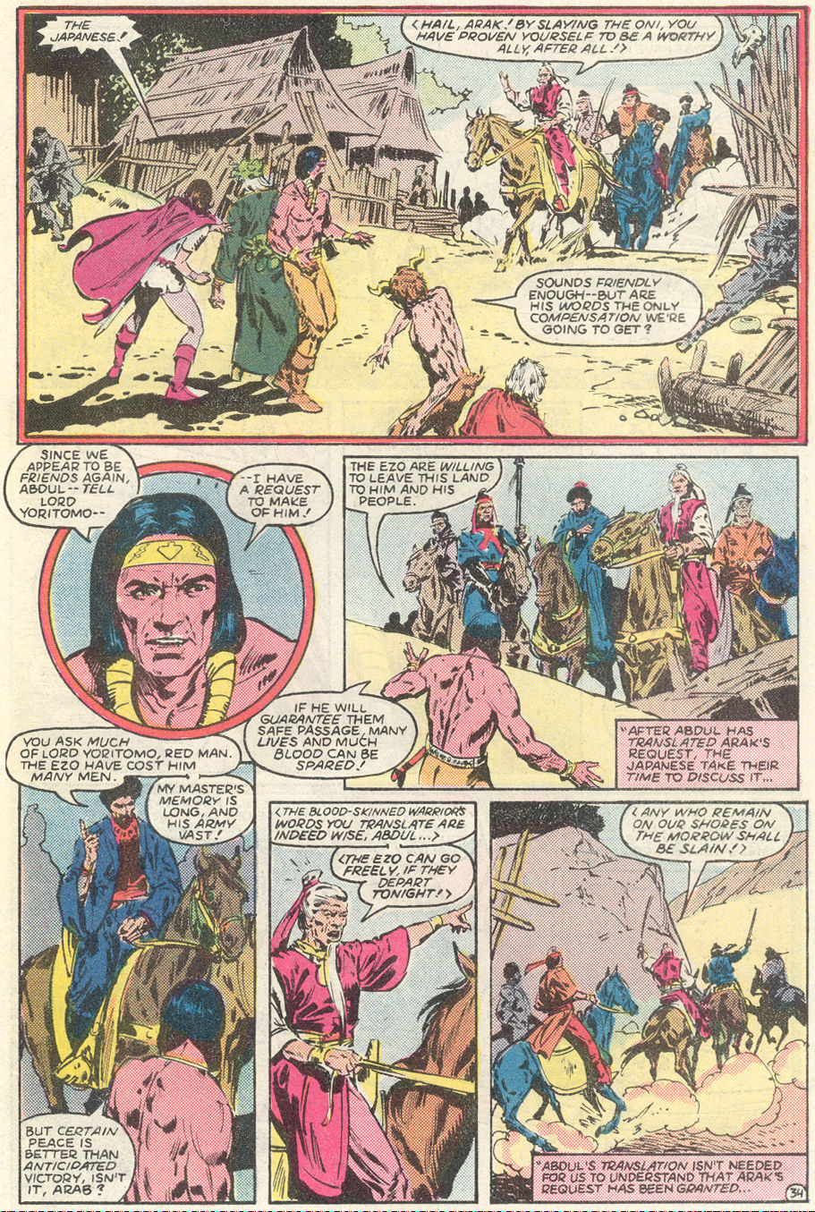 Read online Arak Son of Thunder comic -  Issue #50 - 34