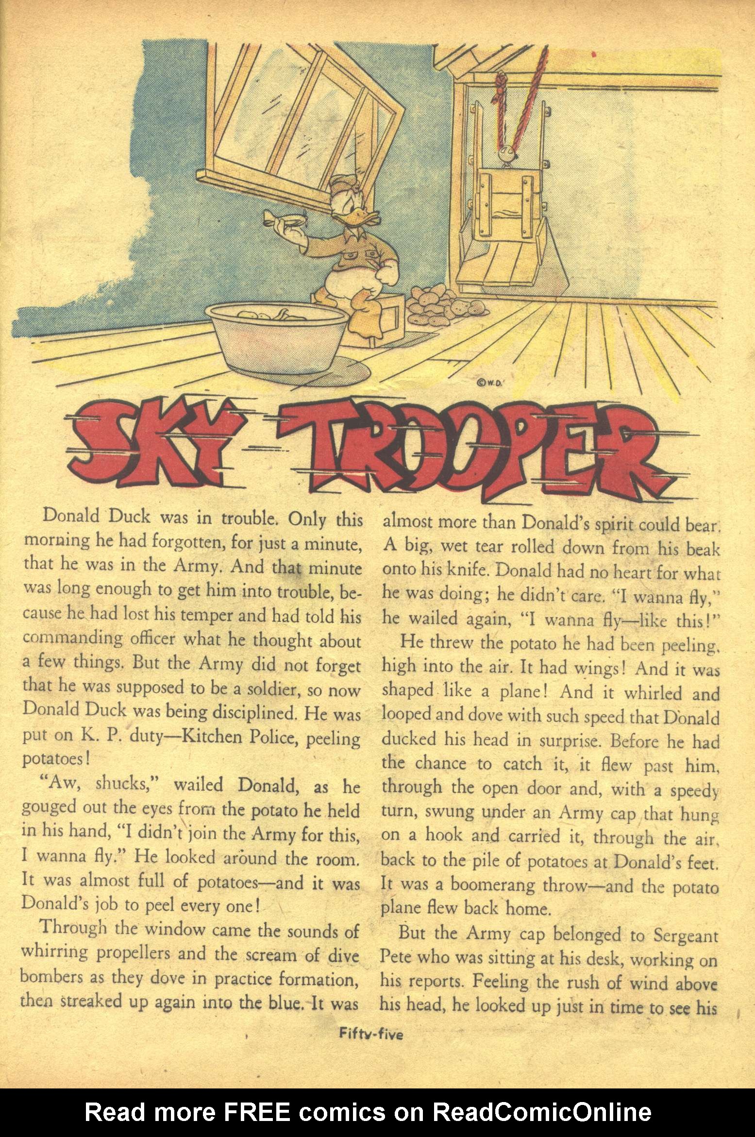 Read online Walt Disney's Comics and Stories comic -  Issue #23 - 57