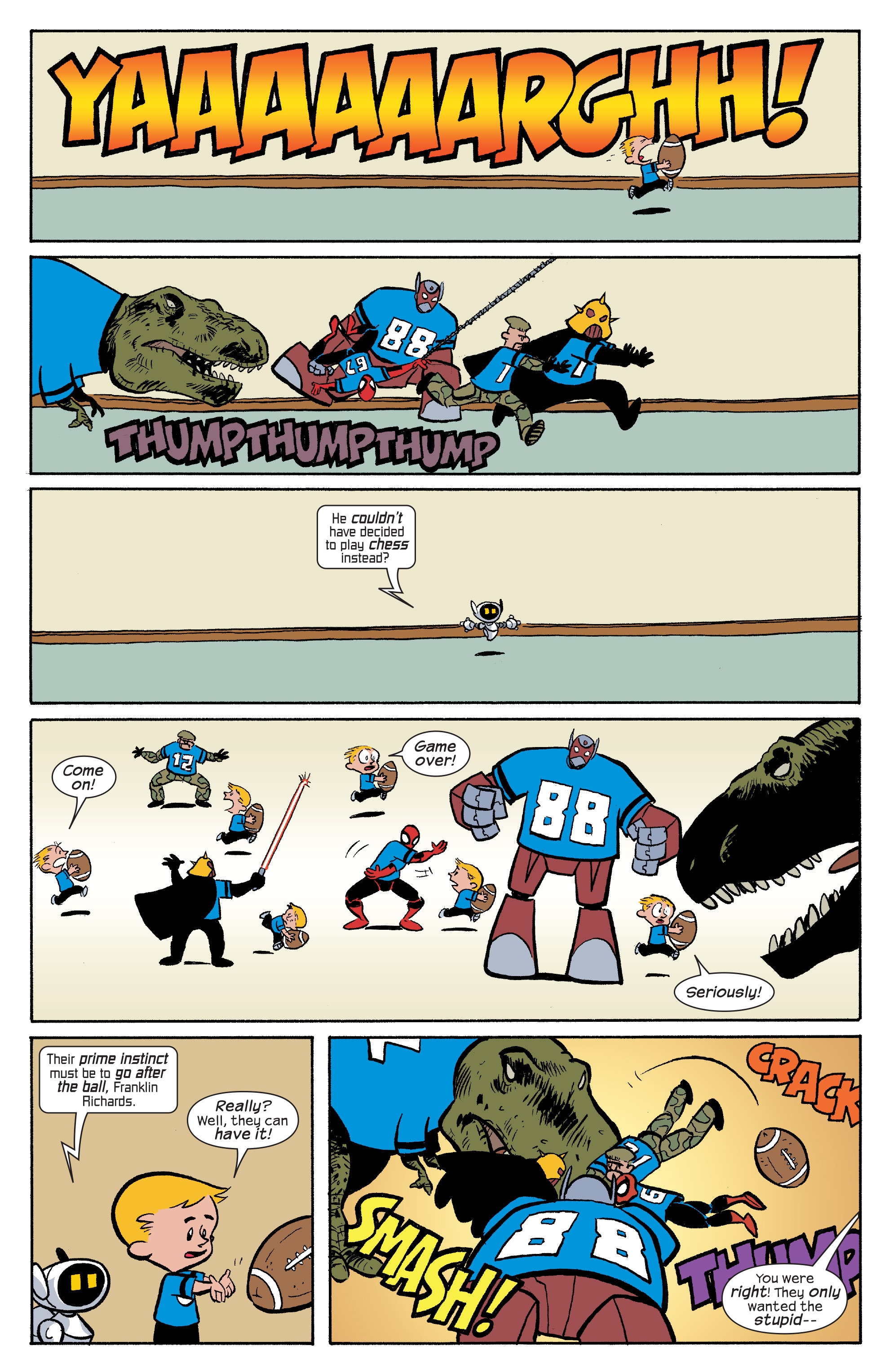 Read online Franklin Richards: Fall Football Fiasco! comic -  Issue # Full - 6