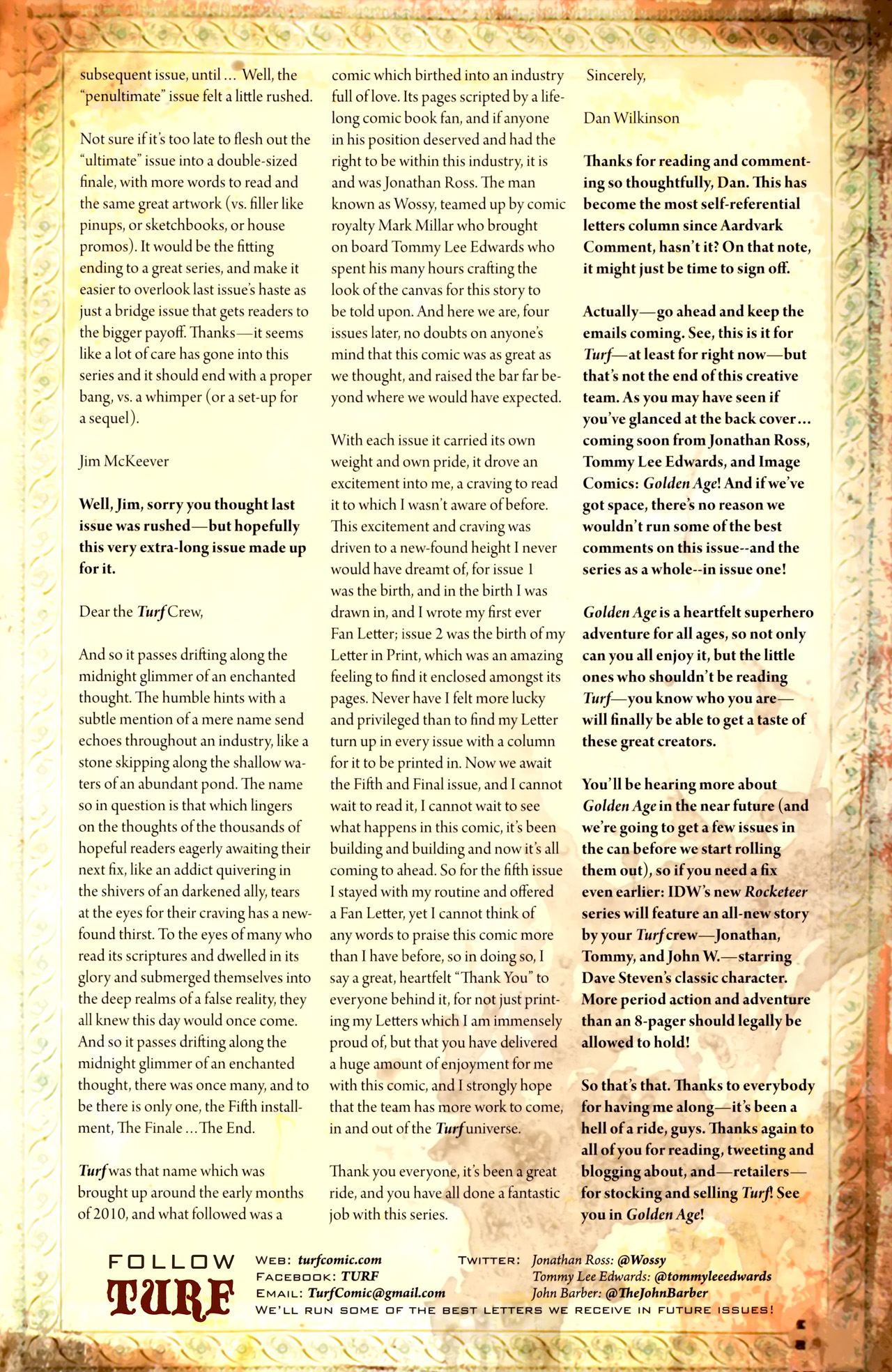 Read online Turf comic -  Issue #5 - 37