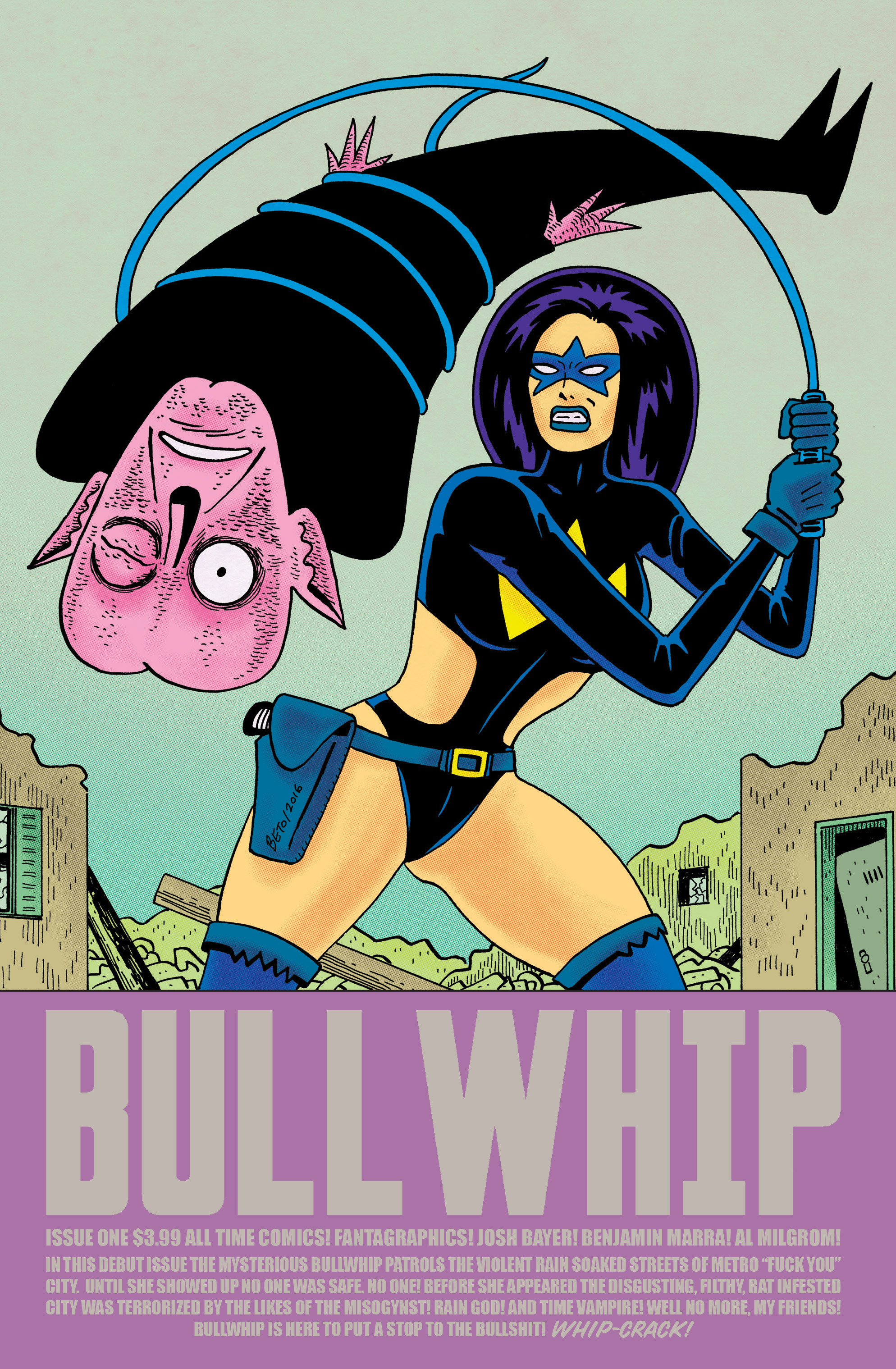 Read online All Time Comics: Bullwhip comic -  Issue #1 - 1