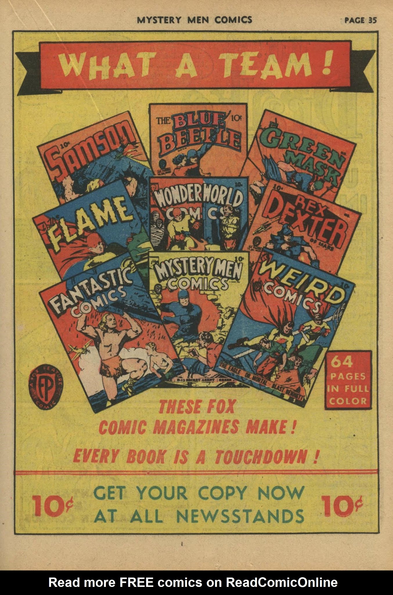 Read online Mystery Men Comics comic -  Issue #17 - 37