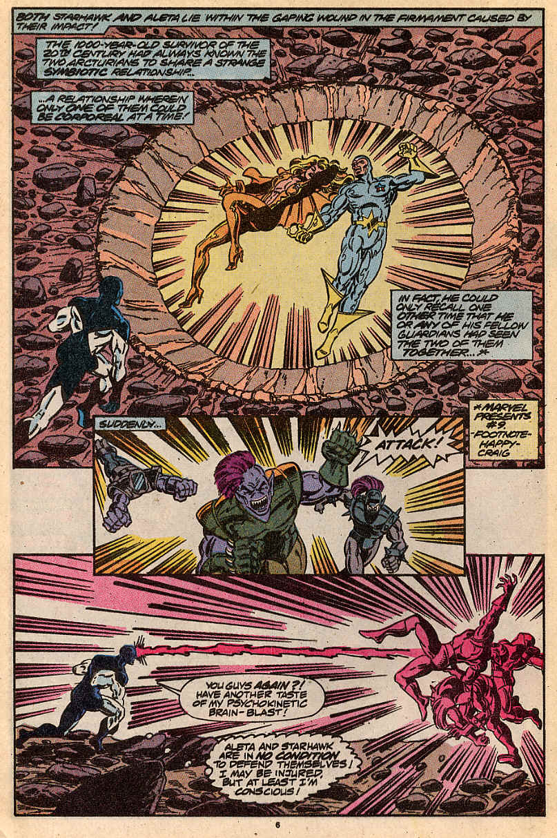 Read online Guardians of the Galaxy (1990) comic -  Issue #3 - 6