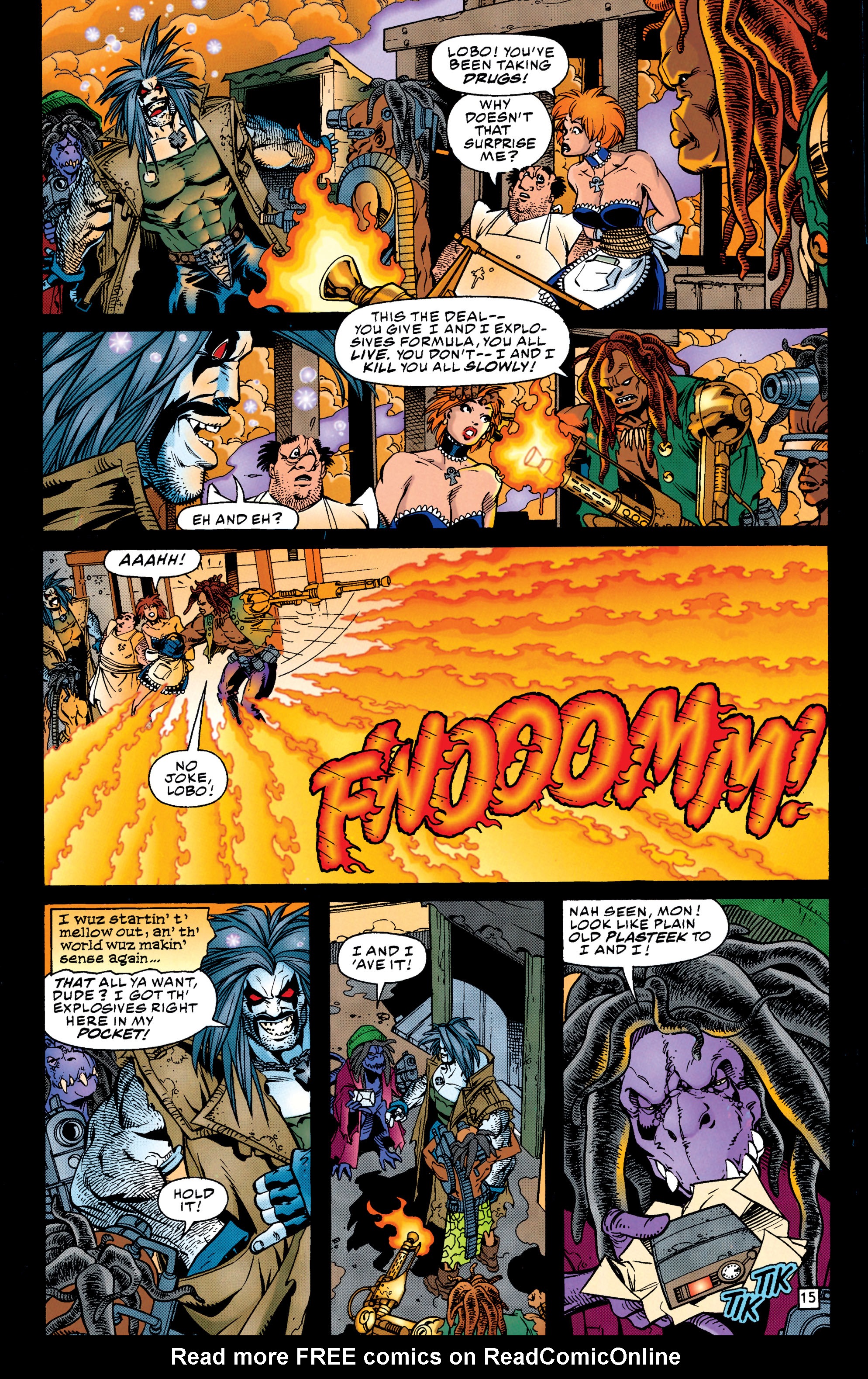 Read online Lobo (1993) comic -  Issue #18 - 16
