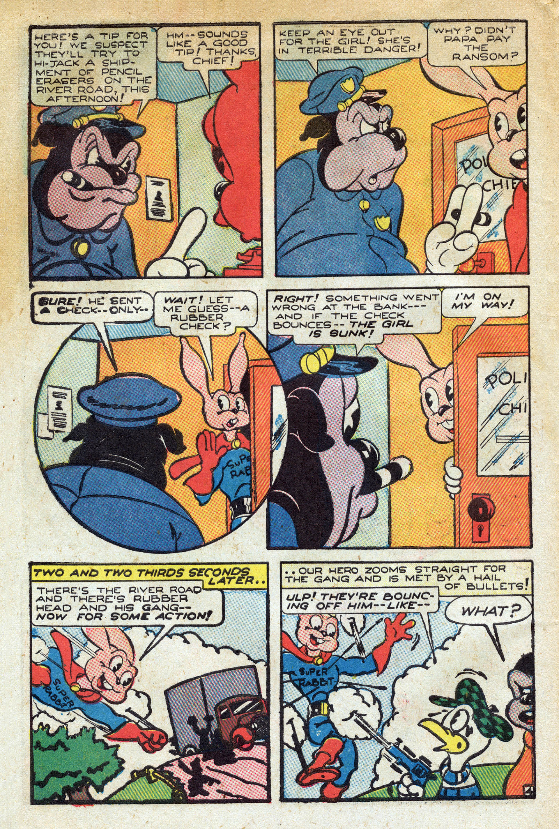 Read online Super Rabbit comic -  Issue #4 - 6