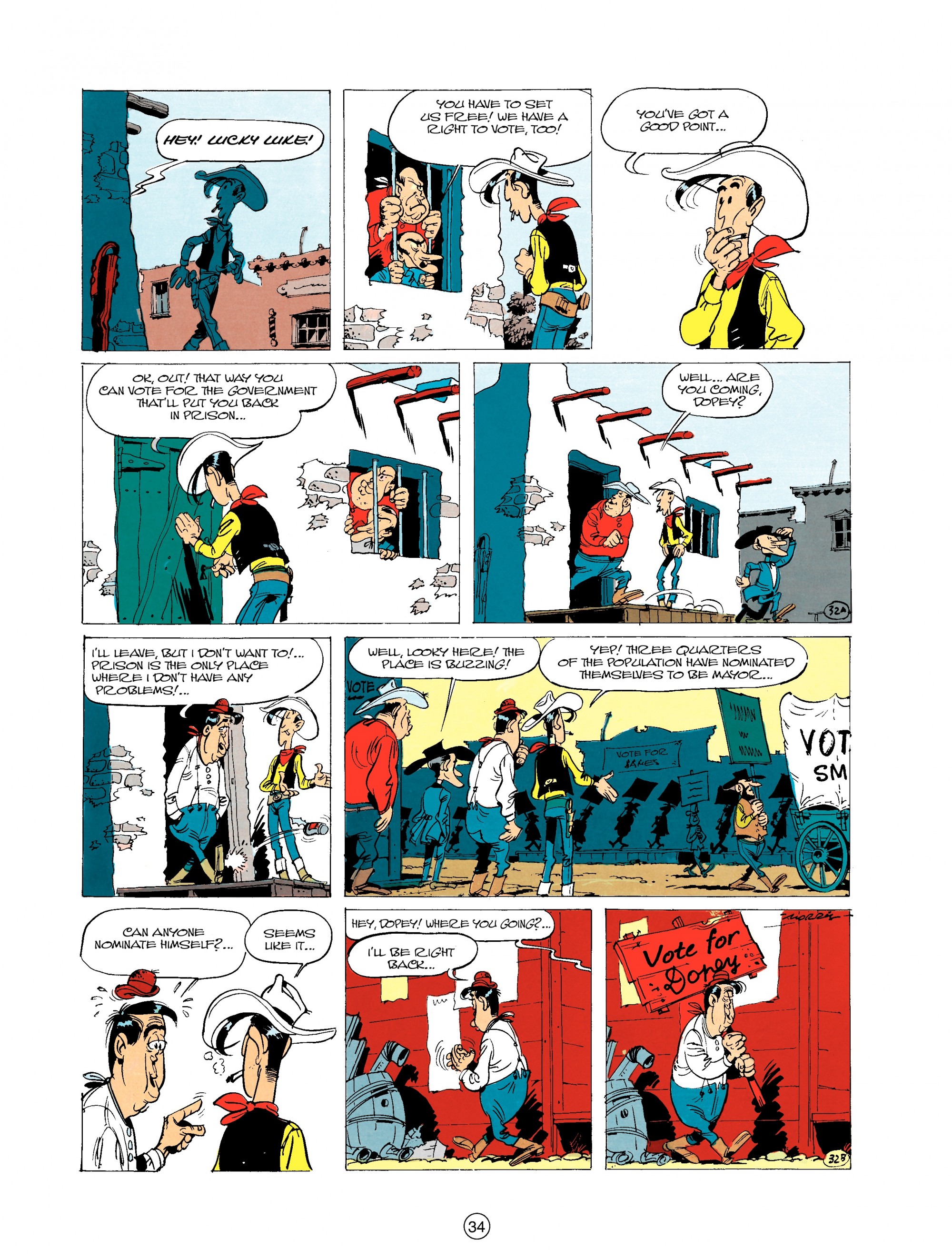Read online A Lucky Luke Adventure comic -  Issue #20 - 34