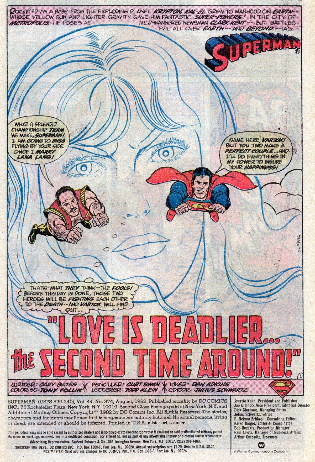Read online Superman (1939) comic -  Issue #374 - 2