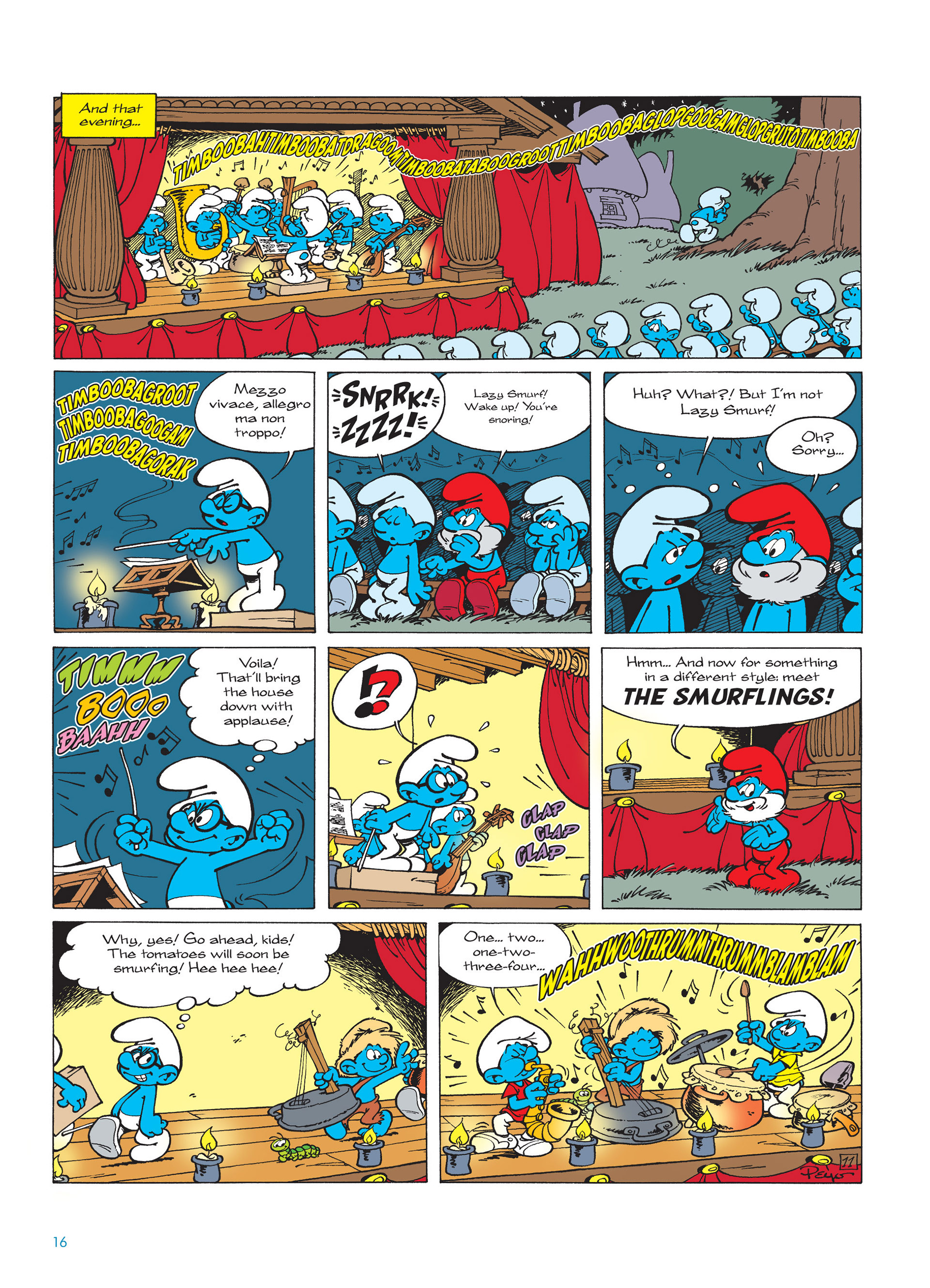 Read online The Smurfs comic -  Issue #15 - 17