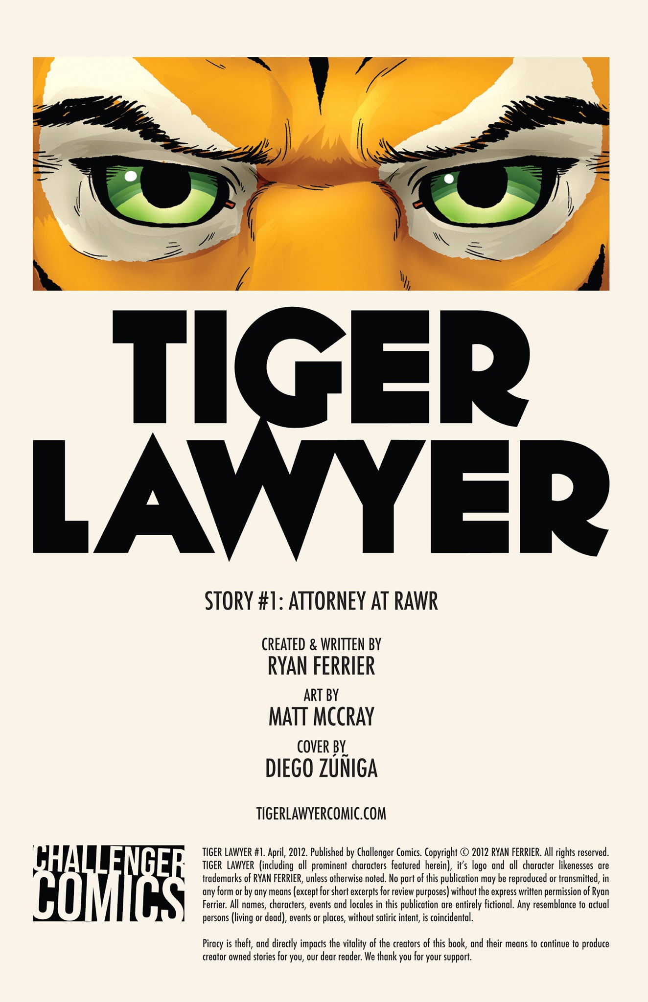 Read online Tiger Lawyer comic -  Issue #1 - 2