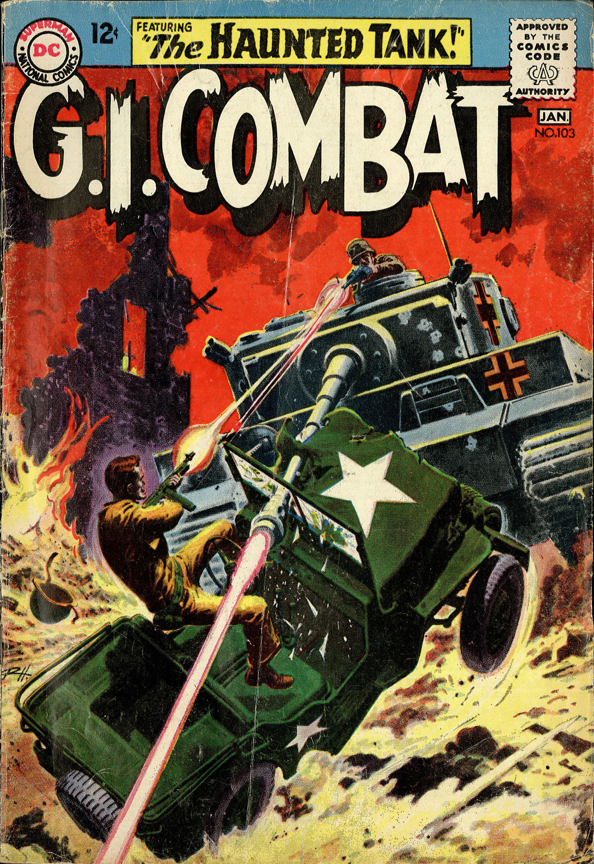 Read online G.I. Combat (1952) comic -  Issue #103 - 1