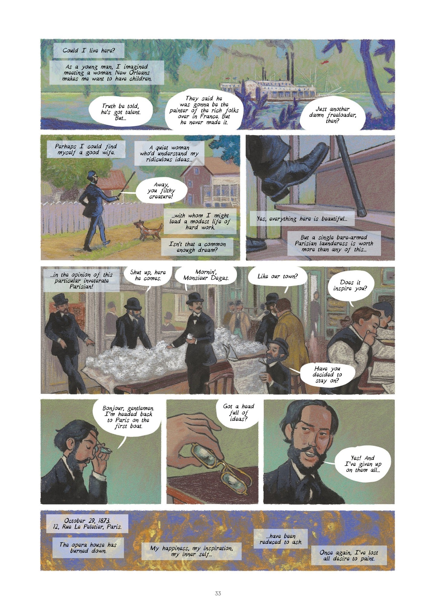 Read online Degas and Cassatt: The Dance of Solitude comic -  Issue # TPB - 33