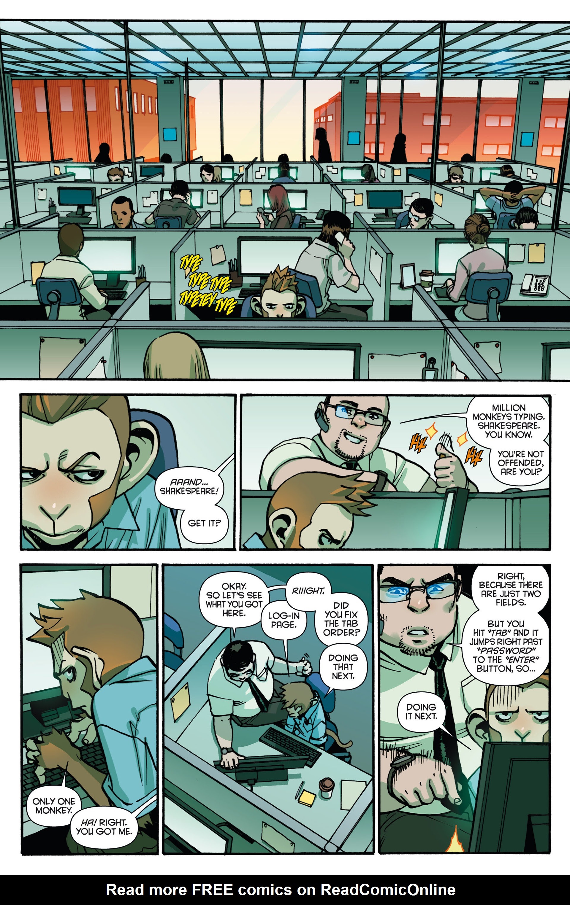 Read online Code Monkey Save World comic -  Issue #1 - 4